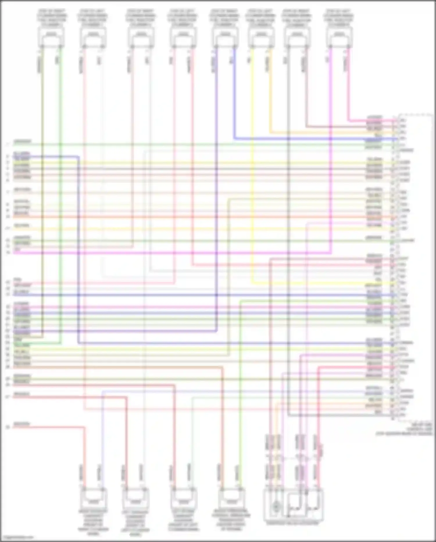 GL-class Mercedes-Benz X166 (2012-2016): Wiring diagram engine performance 4.6l turbo (6 of 6)