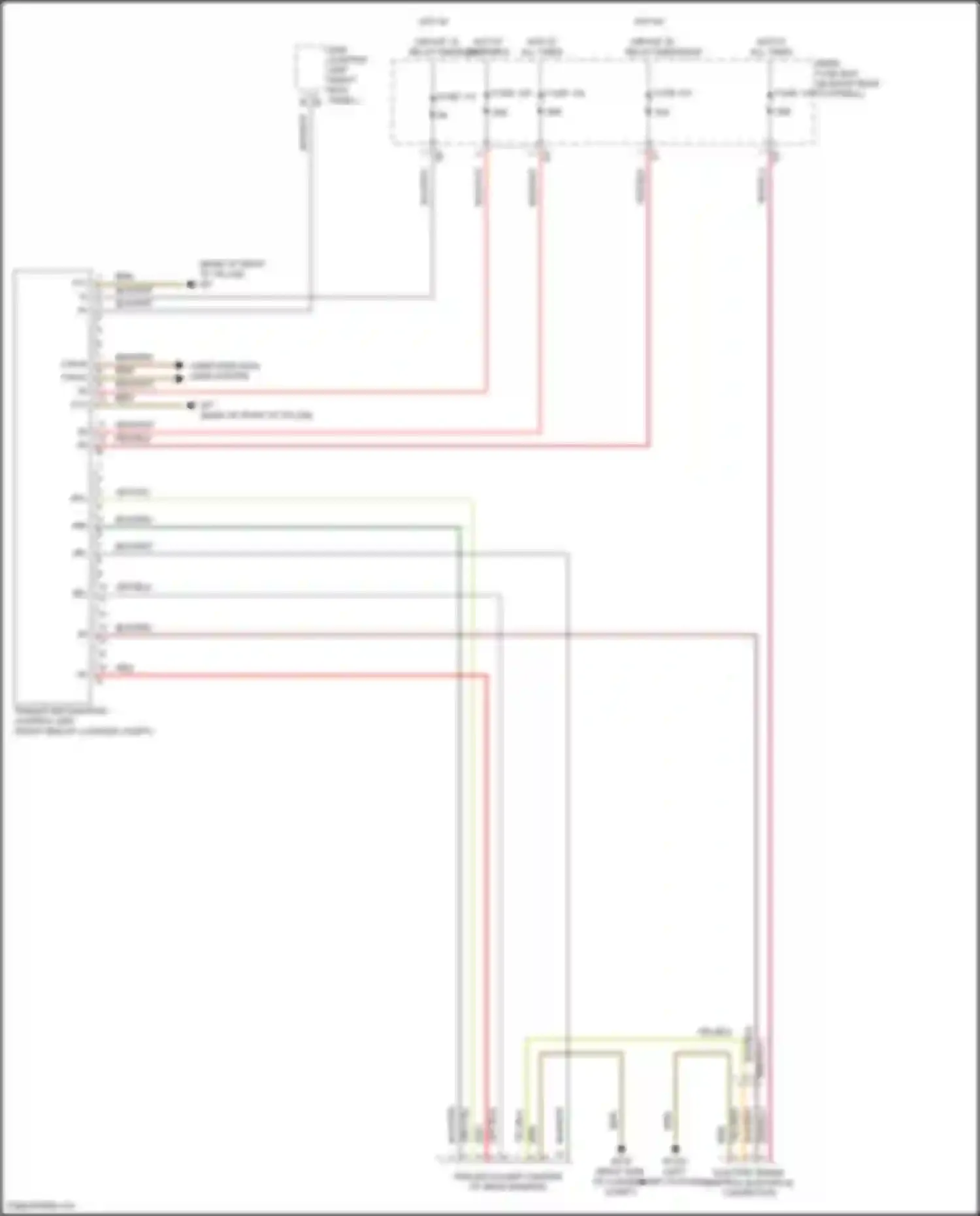 GL-class Mercedes-Benz X166 (2012-2016): Trailer light circuit