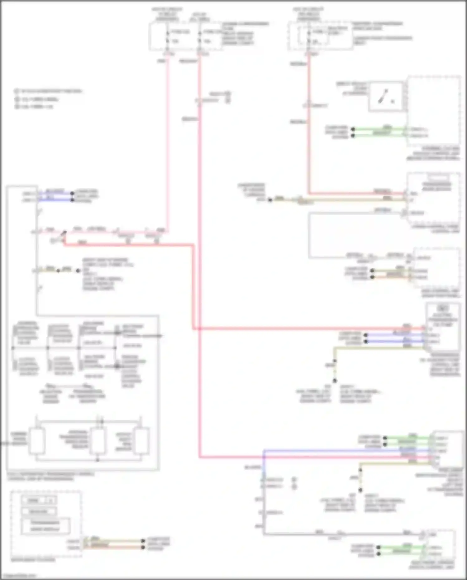 GL-class Mercedes-Benz X166 (2012-2016): A/t circuit