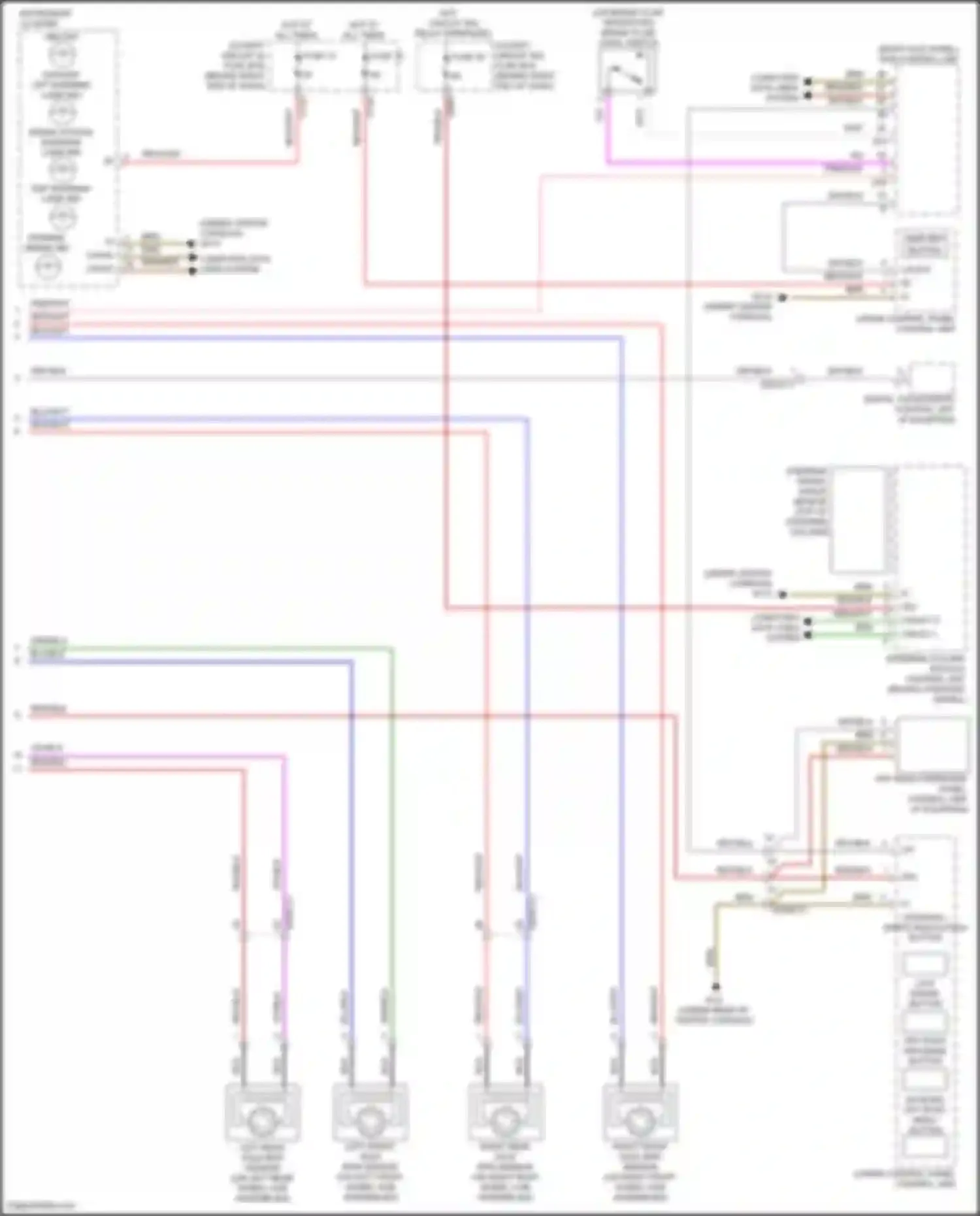 Wiring diagram cockpit circuit 30 fuse box for Mercedes-Benz GL-class X166 (2012-2016) (11 of 15)