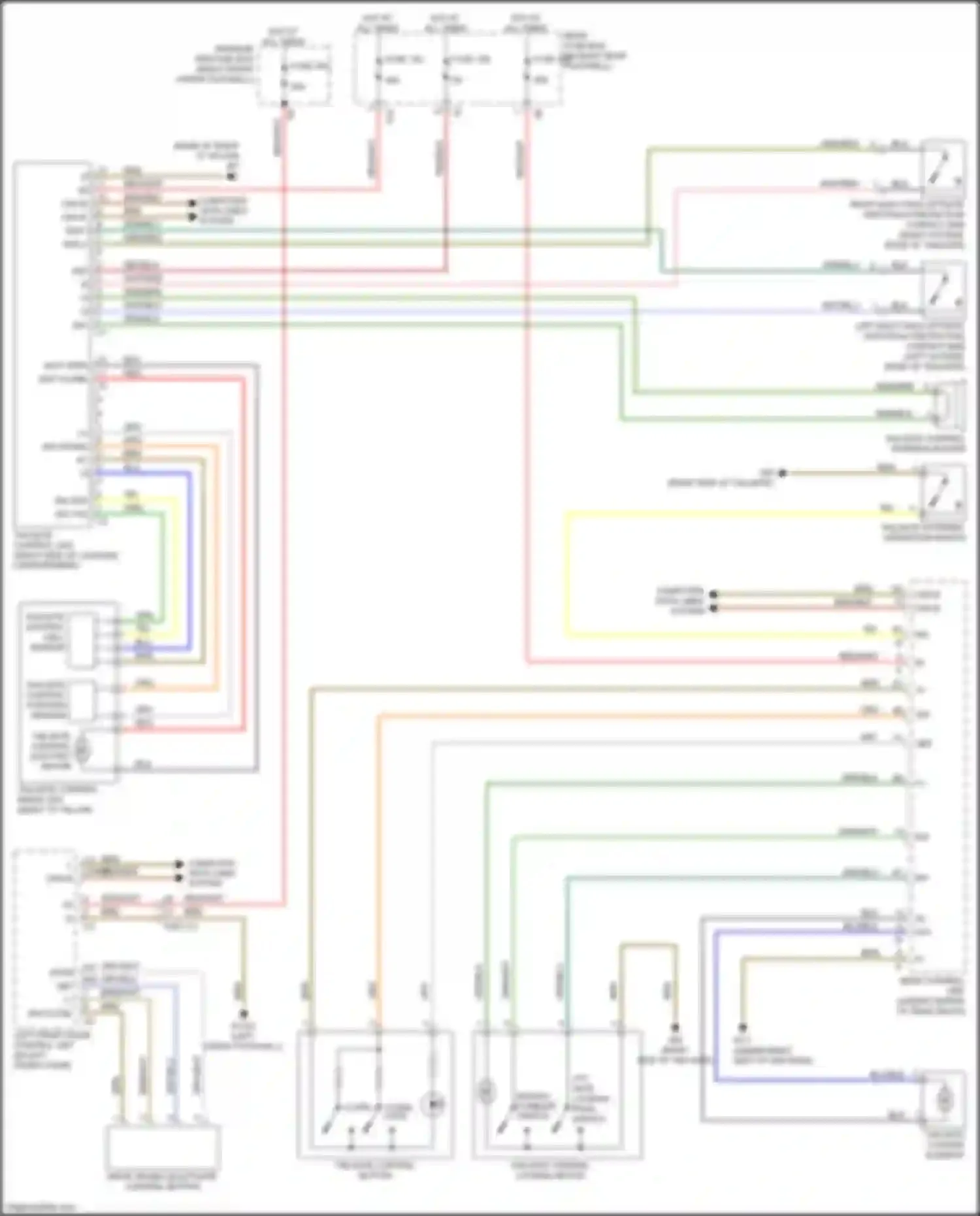 Wiring diagram computer data lines system for Mercedes-Benz GL-class X166 (2012-2016) (70 of 100)