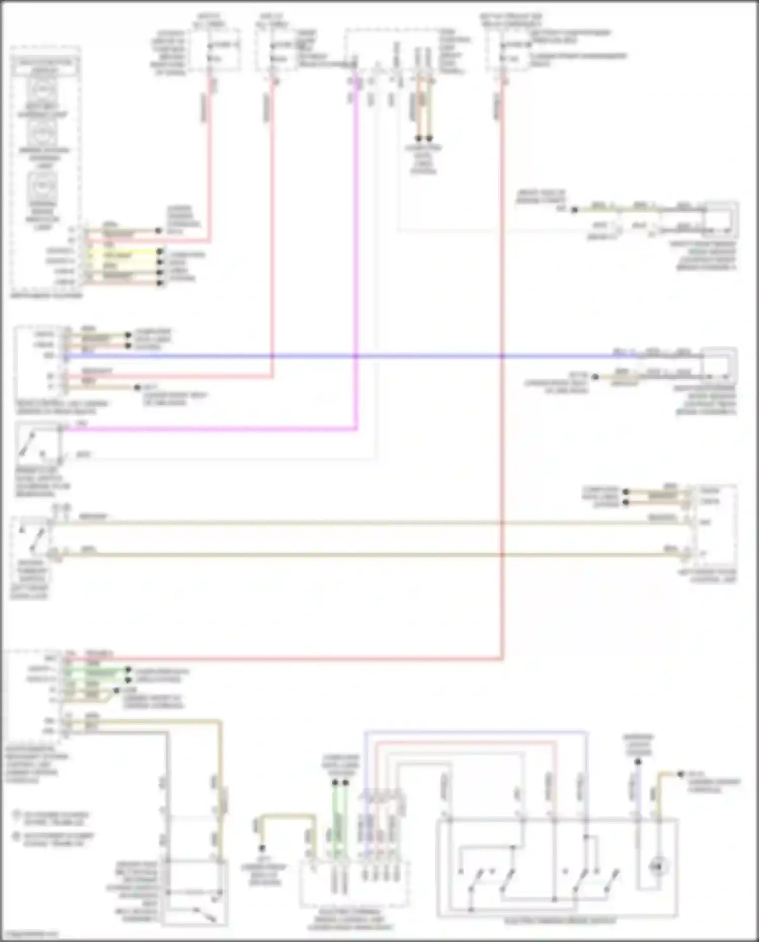 Wiring diagram computer data lines system for Mercedes-Benz GL-class X166 (2012-2016) (49 of 100)