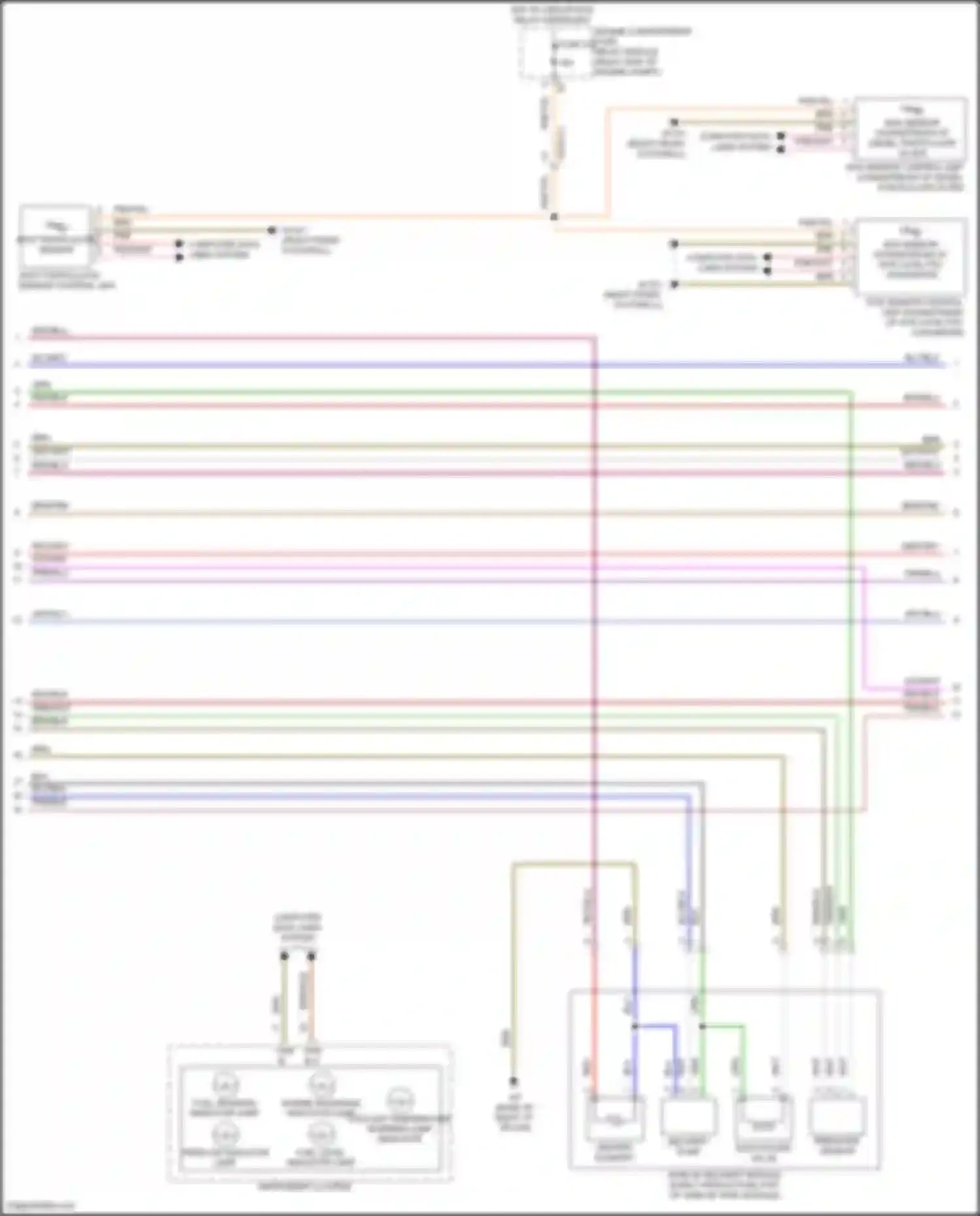 Wiring diagram computer data lines system for Mercedes-Benz GL-class X166 (2012-2016) (97 of 100)