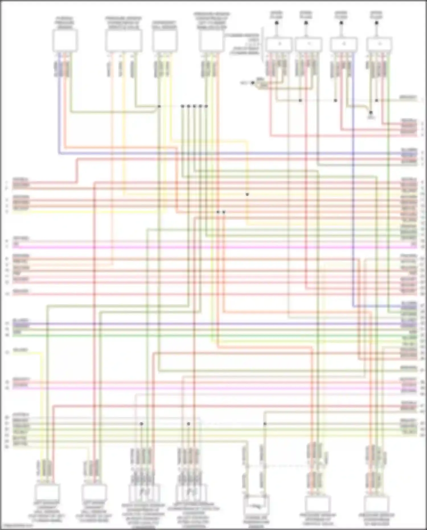 Wiring diagram pressure sensor downstream of throttle valve for Mercedes-Benz GL-class X166 (2012-2016) (1 of 1)