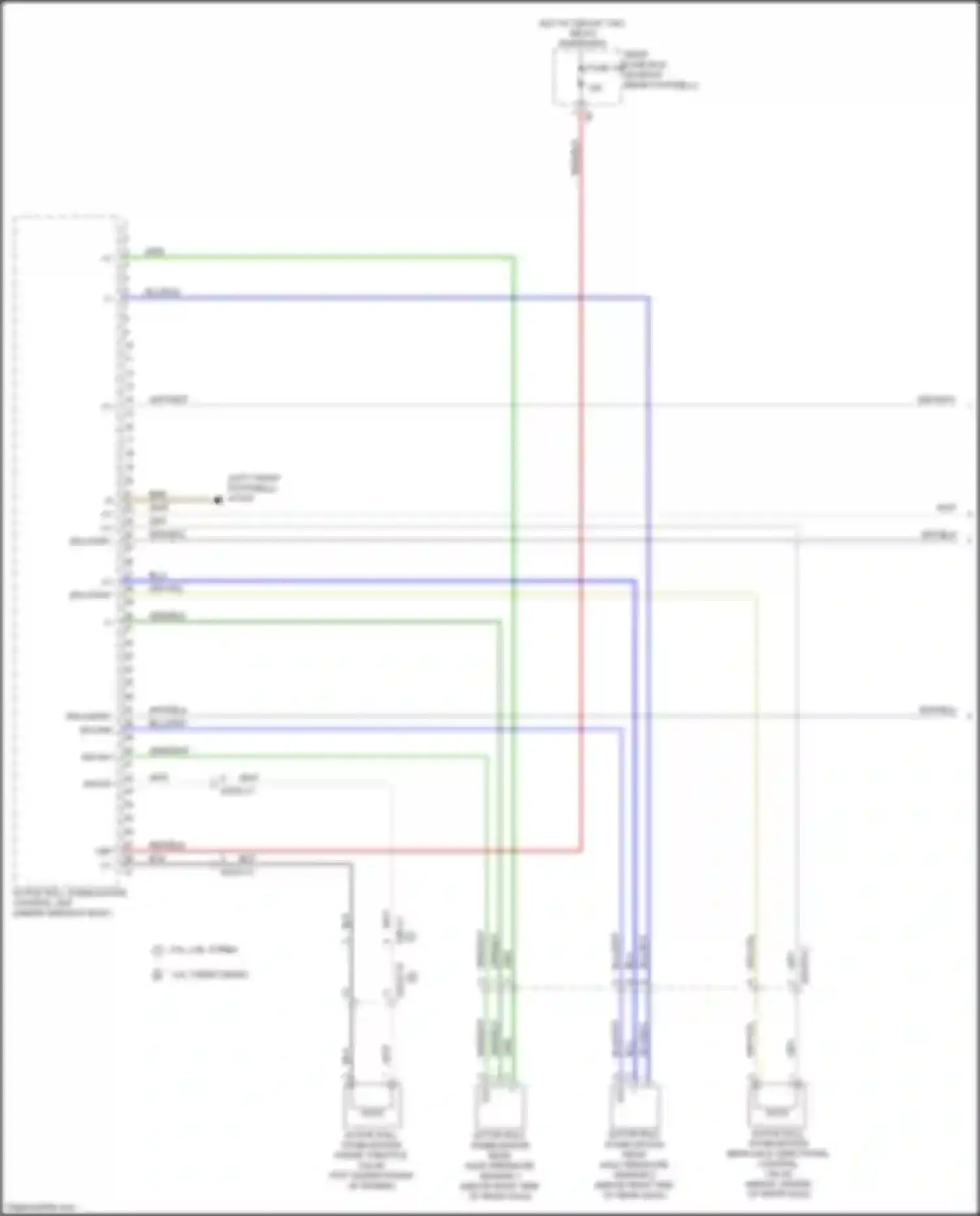 Wiring diagram sig-hadrv for Mercedes-Benz GL-class X166 (2012-2016) (1 of 1)