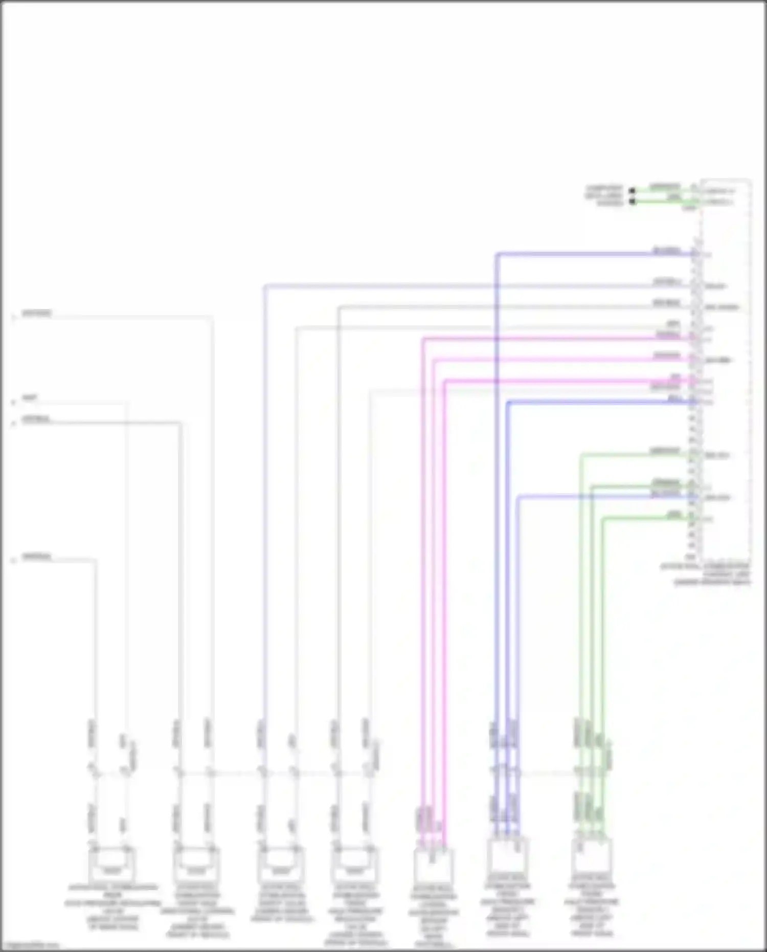 Wiring diagram sig-qbs for Mercedes-Benz GL-class X166 (2012-2016) (1 of 1)