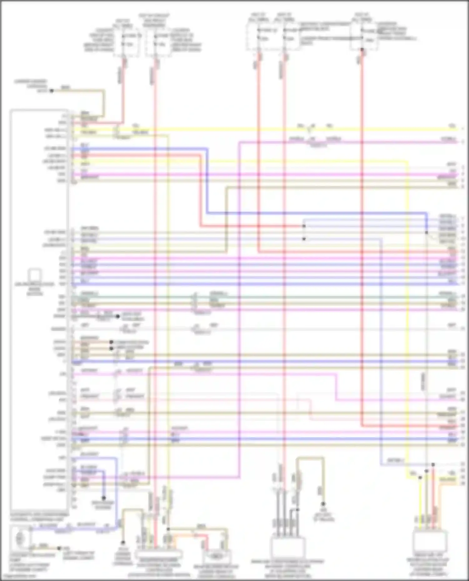 Wiring diagram temp kr sig for Mercedes-Benz GL-class X166 (2012-2016) (1 of 1)