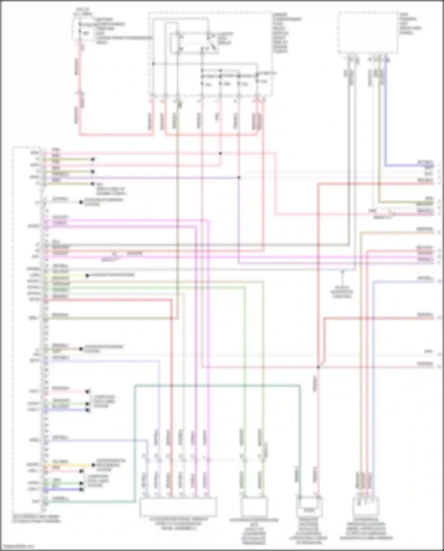 Wiring diagram upstream temperature scr catalytic converter for Mercedes-Benz GL-class X166 (2012-2016) (1 of 1)