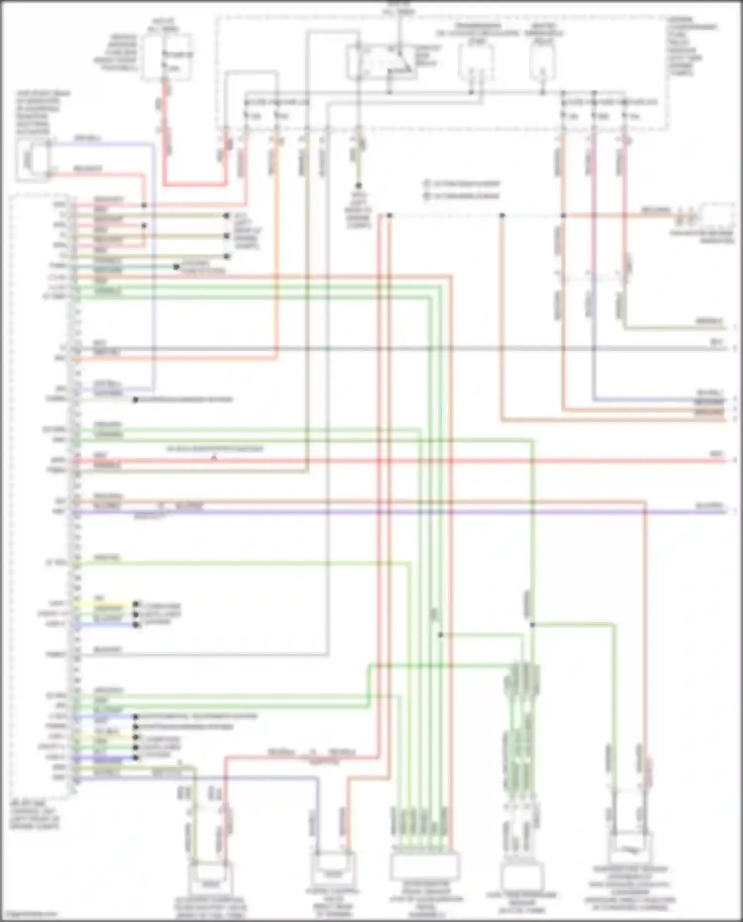 GLA-class Mercedes-Benz X156 facelift (2017-2020): Wiring diagram engine performance 2.0l turbo flex (1 of 7)
