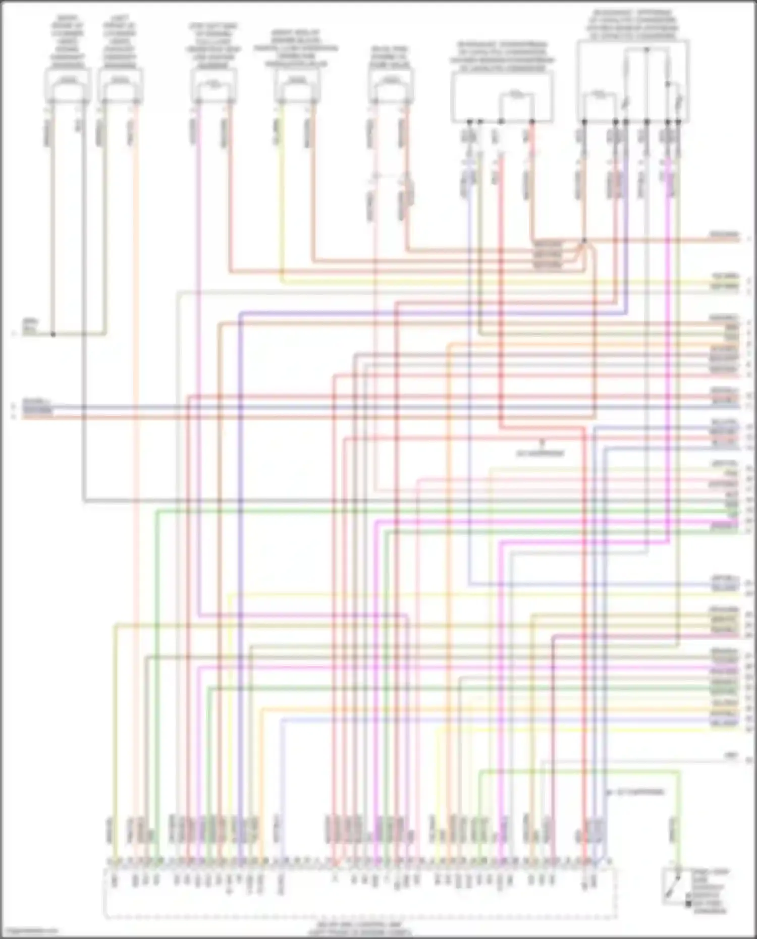 GLA-class Mercedes-Benz X156 facelift (2017-2020): Wiring diagram engine performance 2.0l turbo flex (3 of 7)