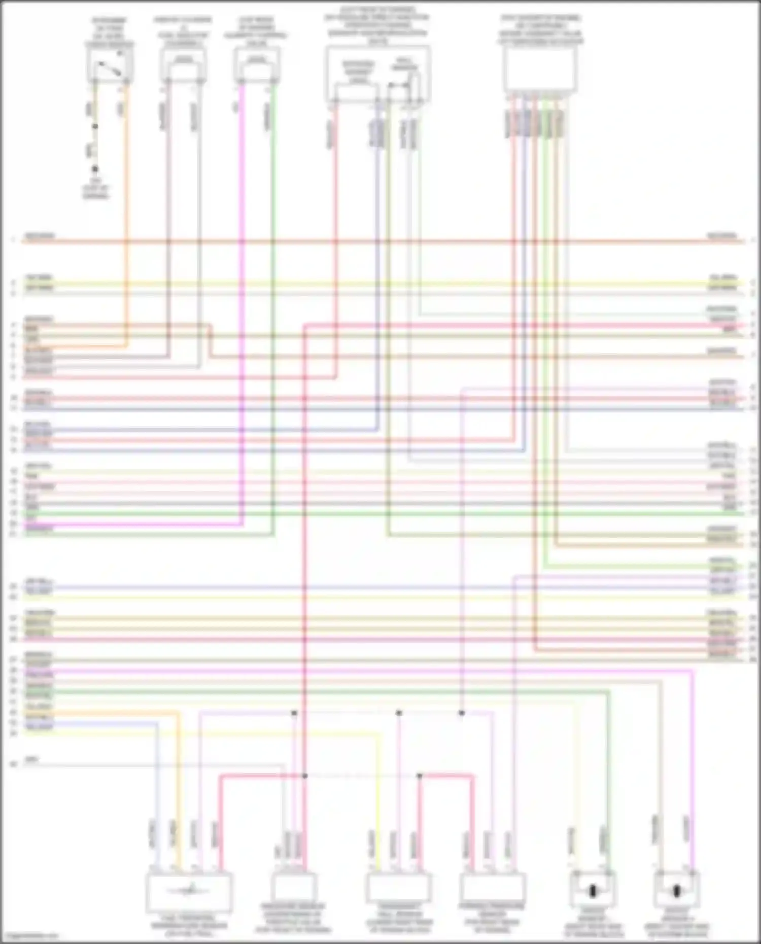 GLA-class Mercedes-Benz X156 facelift (2017-2020): Wiring diagram engine performance 2.0l turbo flex (4 of 7)