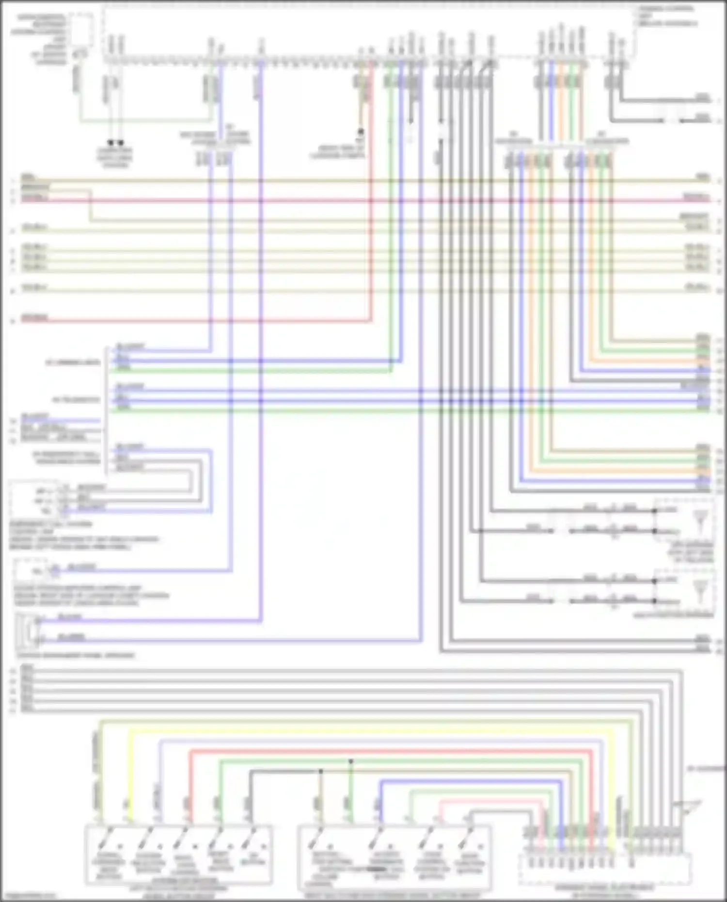 GLA-class Mercedes-Benz X156 facelift (2017-2020): Comand actuation circuit, w/o dvd (3 of 5)