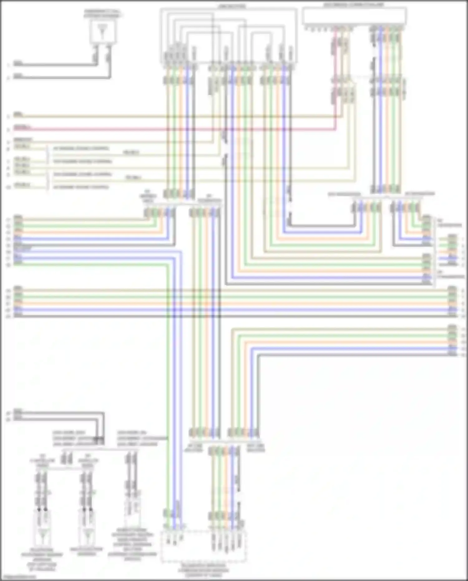 GLA-class Mercedes-Benz X156 facelift (2017-2020): Comand actuation circuit, w/o dvd (4 of 5)