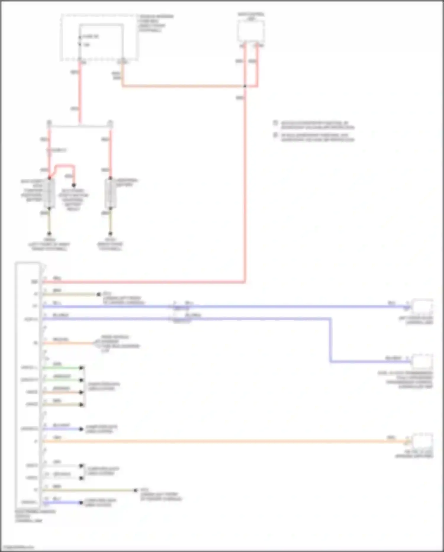 GLA-class Mercedes-Benz X156 facelift (2017-2020): Power distribution circuit (5 of 5)