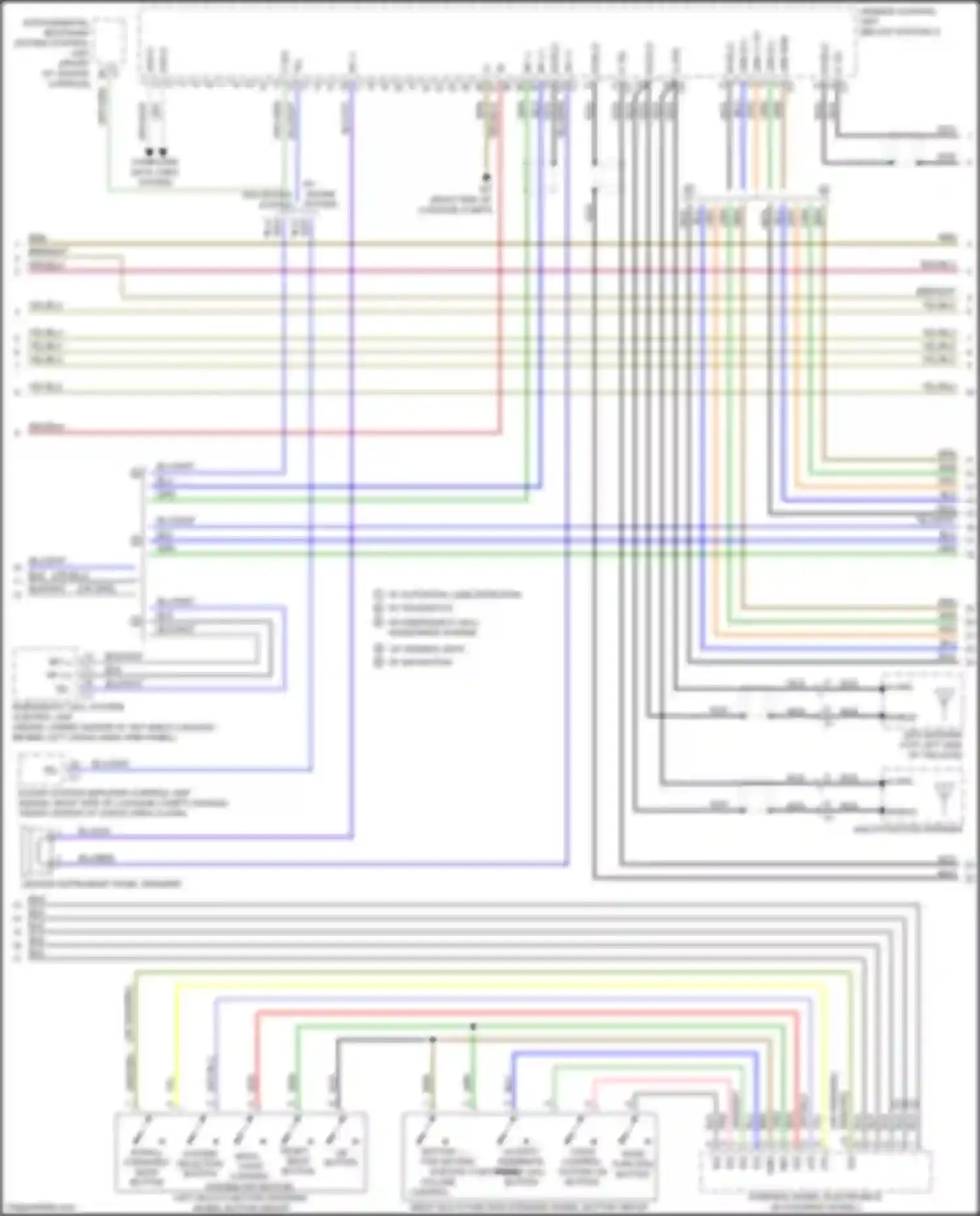 GLA-class Mercedes-Benz X156 facelift (2017-2020): Comand actuation circuit, w/o dvd (3 of 5)