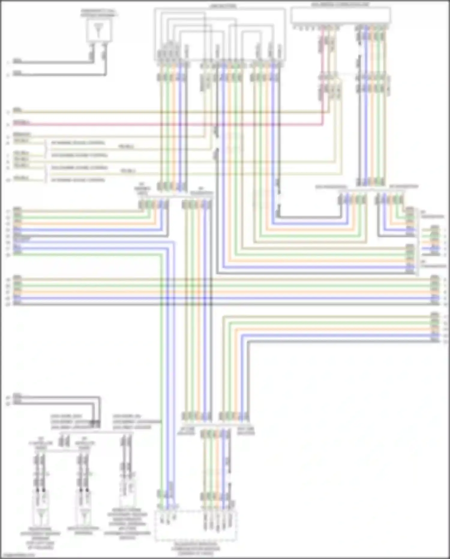 GLA-class Mercedes-Benz X156 facelift (2017-2020): Comand actuation circuit, w/o dvd (4 of 5)