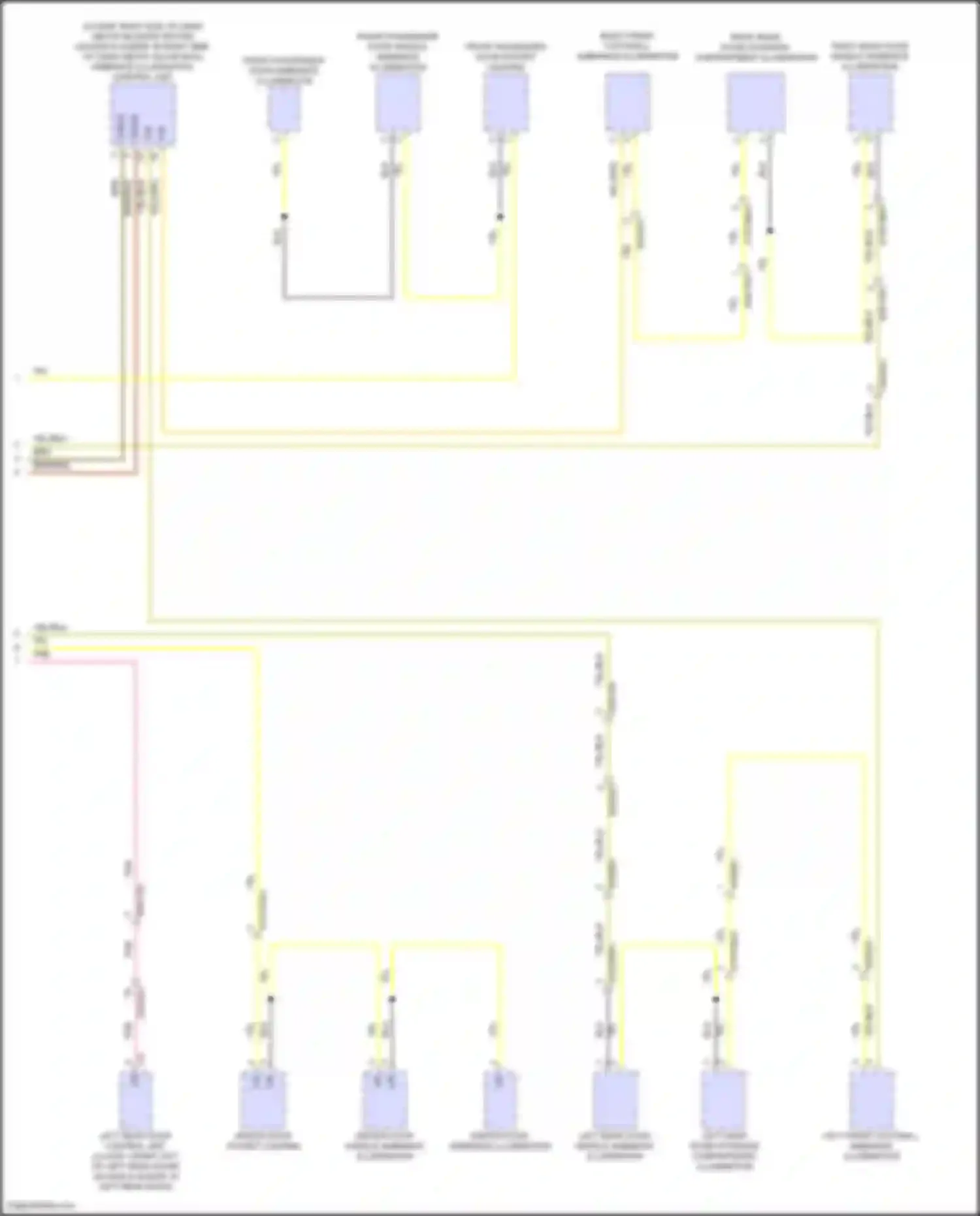 GLB-class Mercedes-Benz X247 facelift (2023-2024): High/low bus circuit (6 of 6)