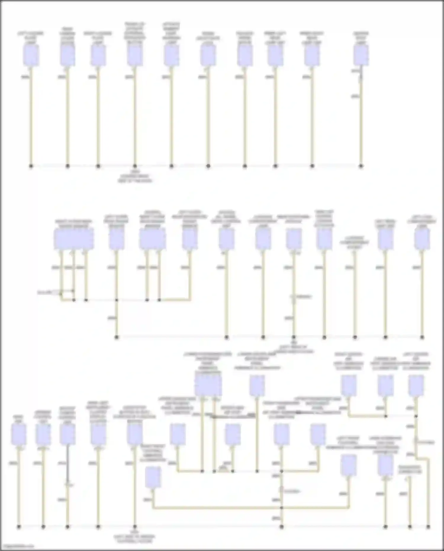 GLB-class Mercedes-Benz X247 facelift (2023-2024): Ground distribution circuit (4 of 4)