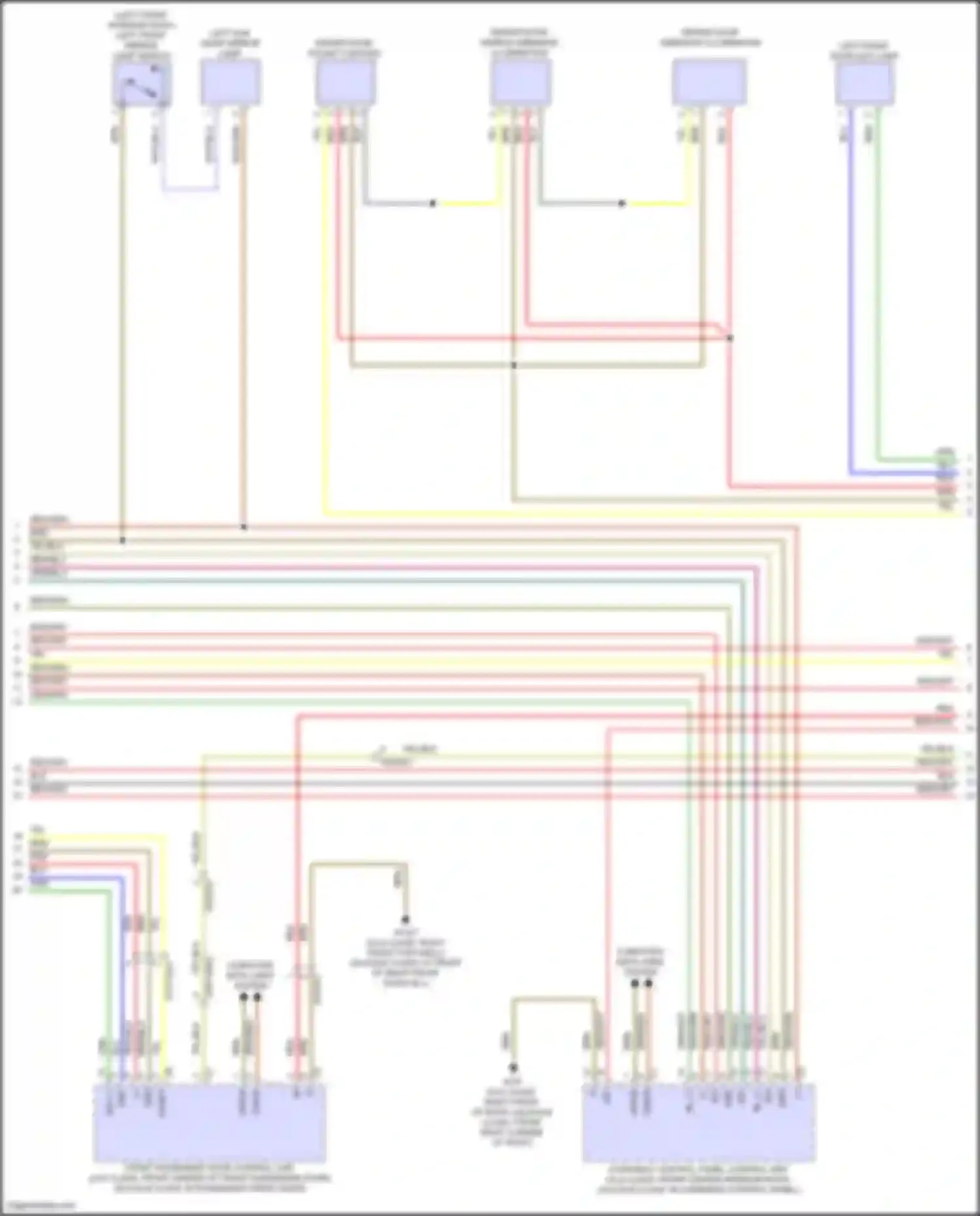 GLB-class Mercedes-Benz X247 facelift (2023-2024): Courtesy lamps circuit (3 of 5)