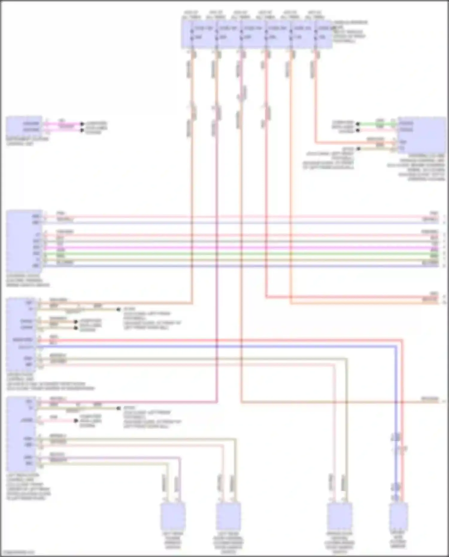 GLB-class Mercedes-Benz X247 facelift (2023-2024): Instrument illumination circuit (1 of 2)