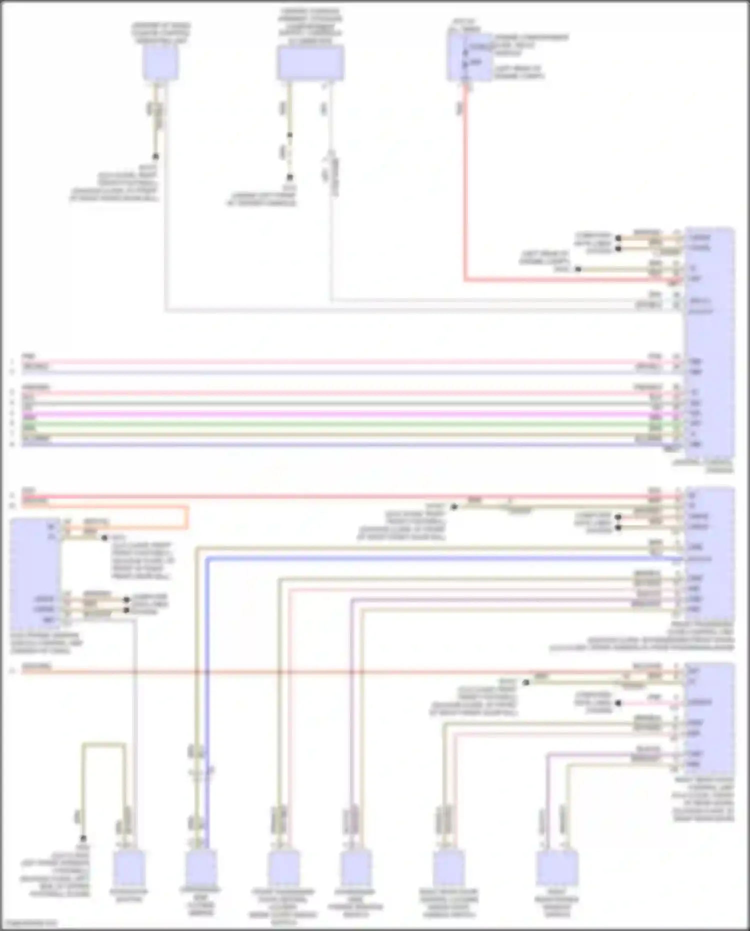 GLB-class Mercedes-Benz X247 facelift (2023-2024): Instrument illumination circuit (2 of 2)