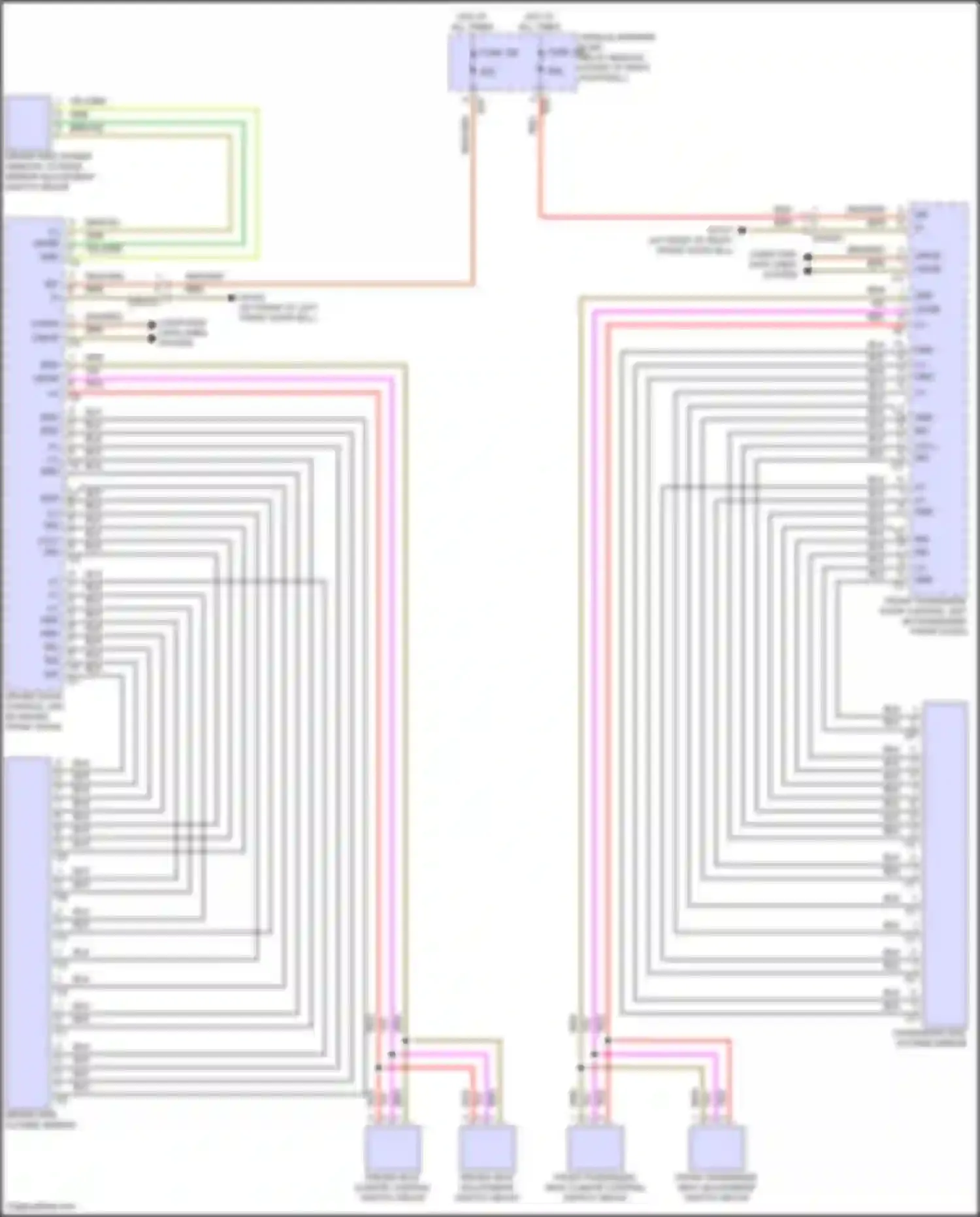 GLB-class Mercedes-Benz X247 facelift (2023-2024): Memory mirrors circuit