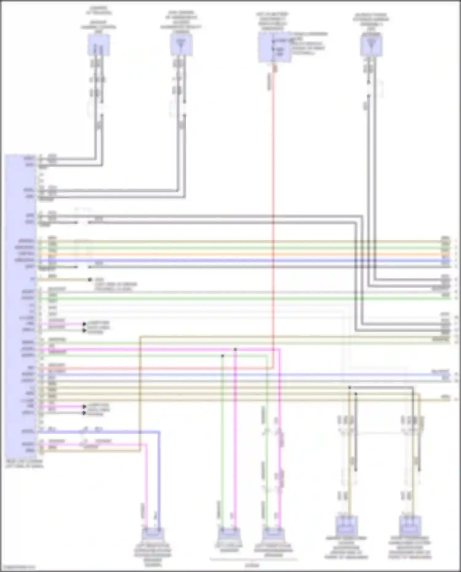 GLB-class Mercedes-Benz X247 facelift (2023-2024): Comand actuation circuit (1 of 5)
