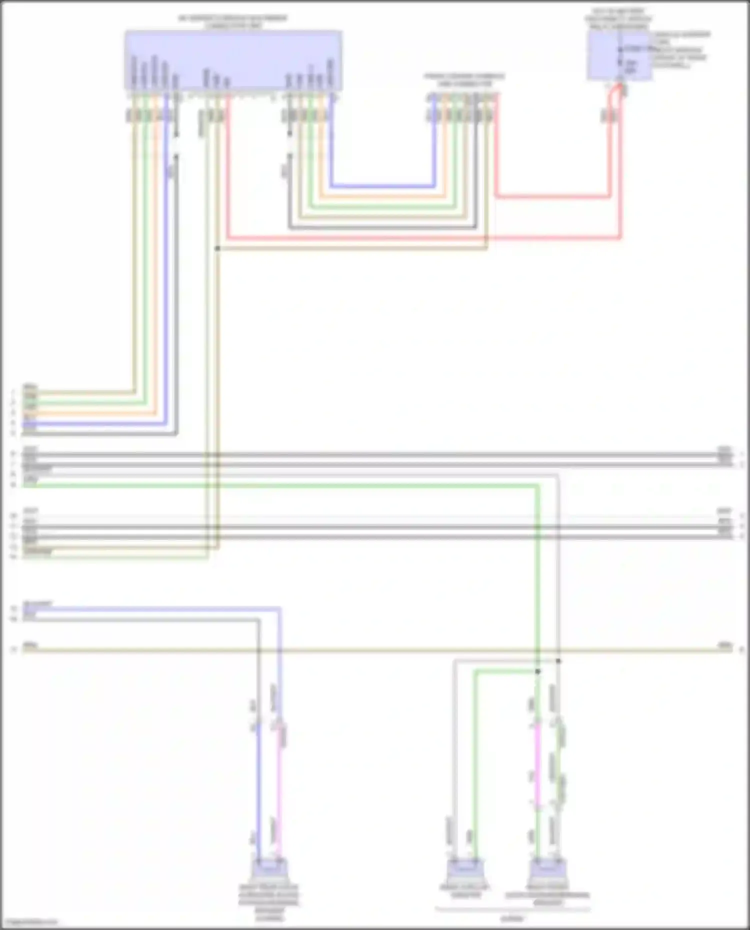 GLB-class Mercedes-Benz X247 facelift (2023-2024): Comand actuation circuit (2 of 5)