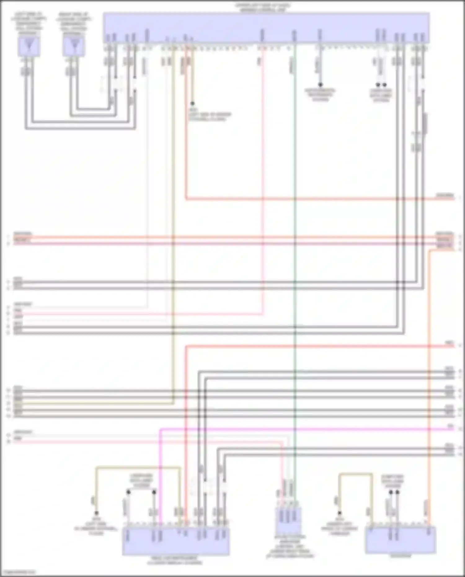 GLB-class Mercedes-Benz X247 facelift (2023-2024): Comand actuation circuit (4 of 5)