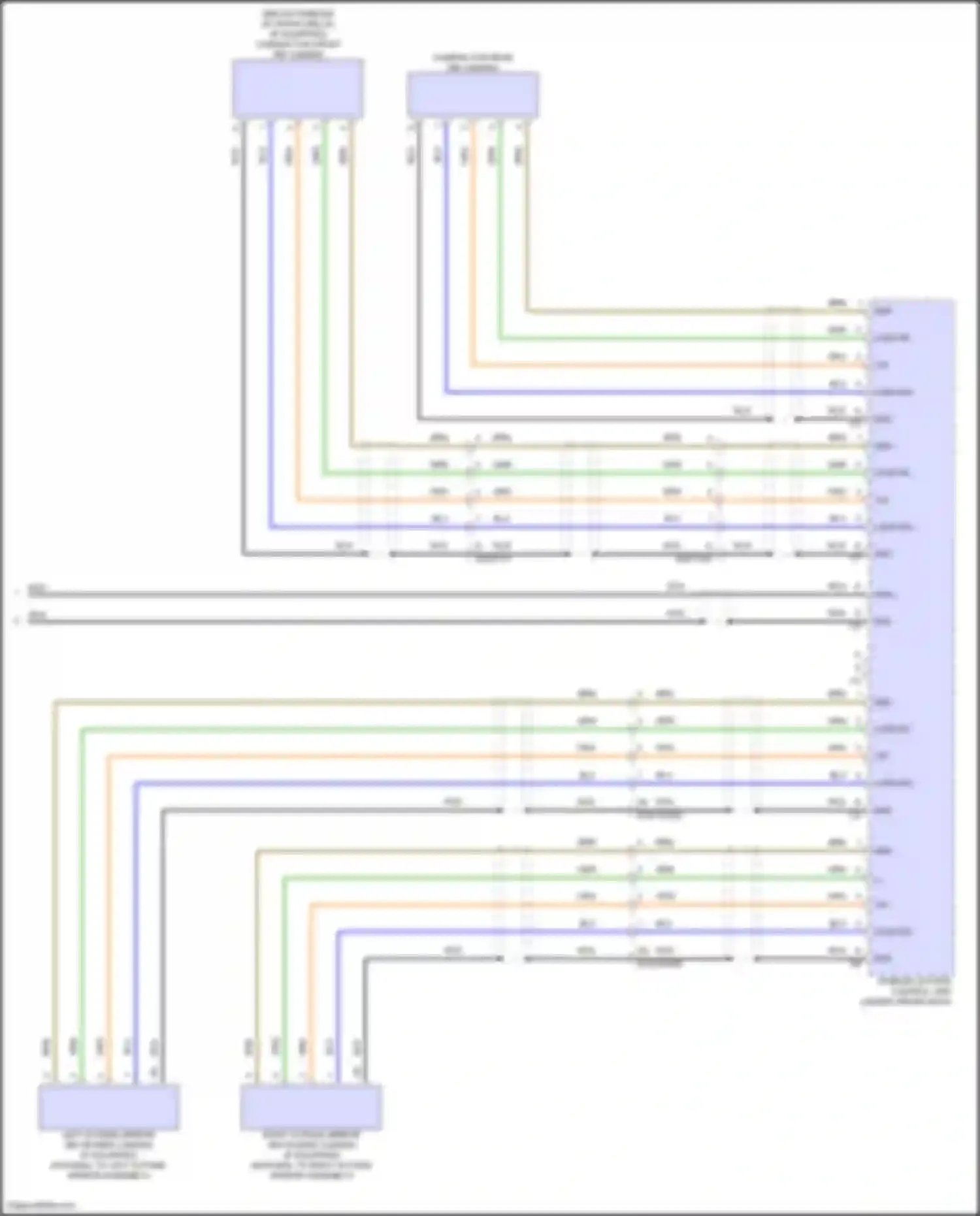 GLB-class Mercedes-Benz X247 facelift (2023-2024): Parktronic circuit (3 of 3)