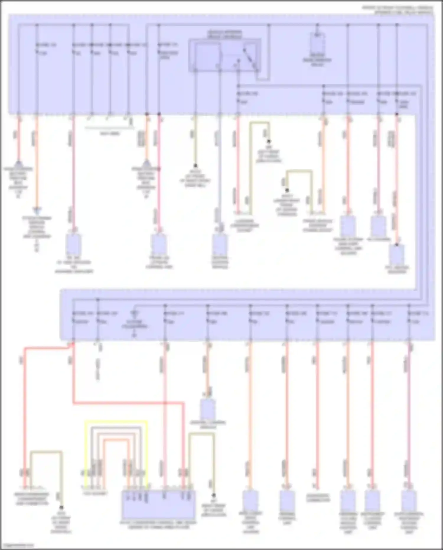 GLB-class Mercedes-Benz X247 facelift (2023-2024): Power distribution circuit (4 of 6)