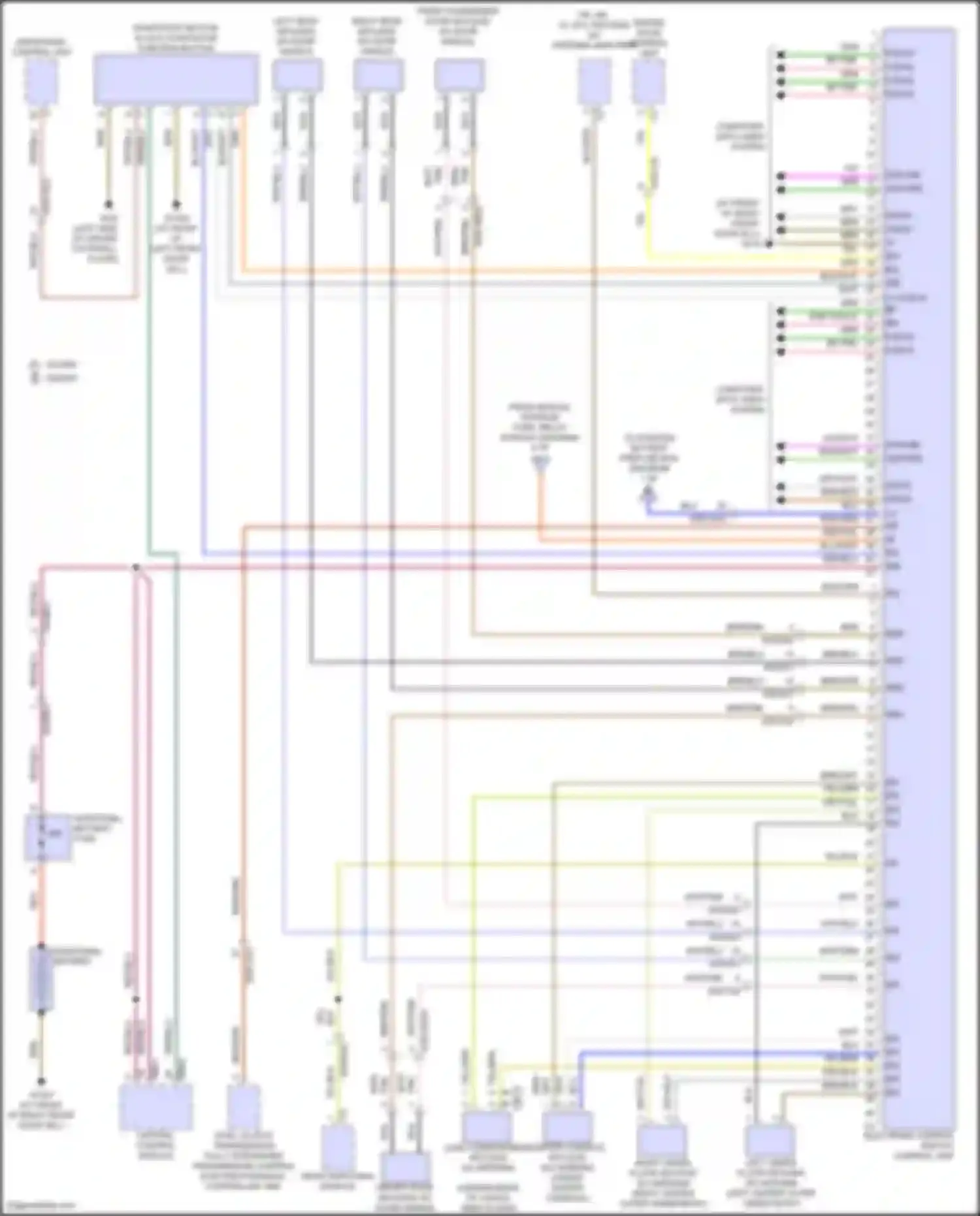 GLB-class Mercedes-Benz X247 facelift (2023-2024): Power distribution circuit (6 of 6)