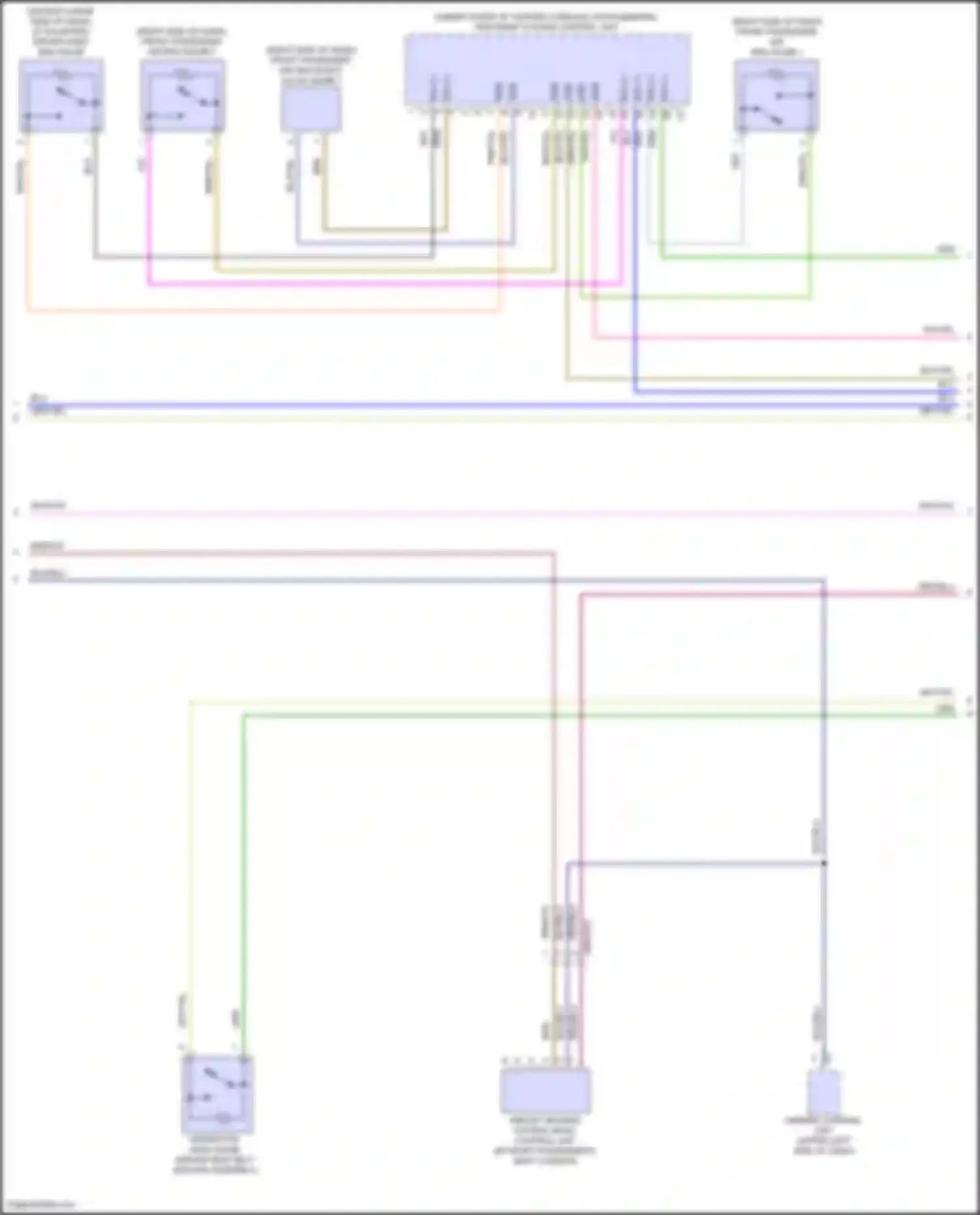 GLB-class Mercedes-Benz X247 facelift (2023-2024): Supplemental restraints circuit (2 of 4)