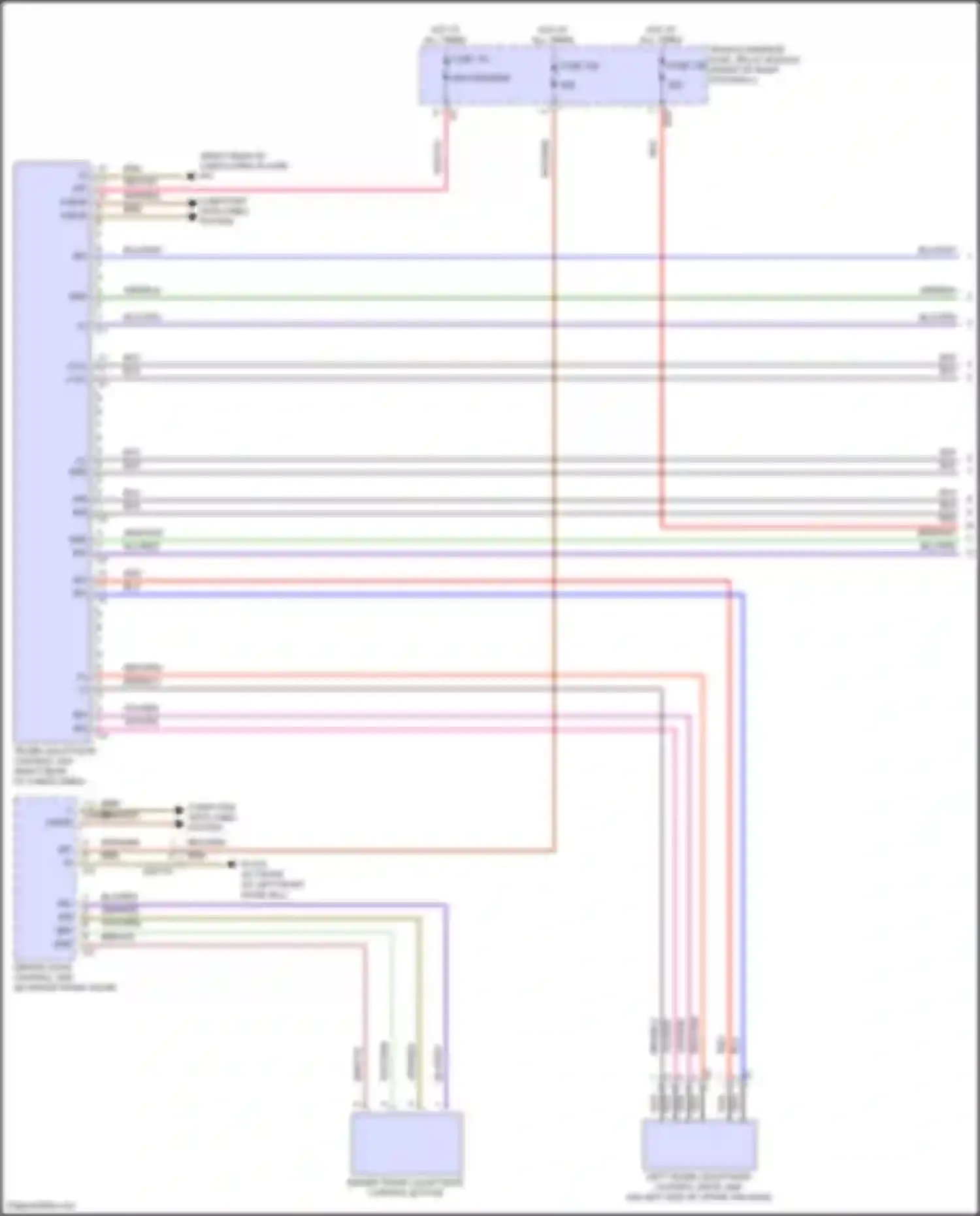 GLB-class Mercedes-Benz X247 facelift (2023-2024): Trunk pull-down circuit (1 of 2)