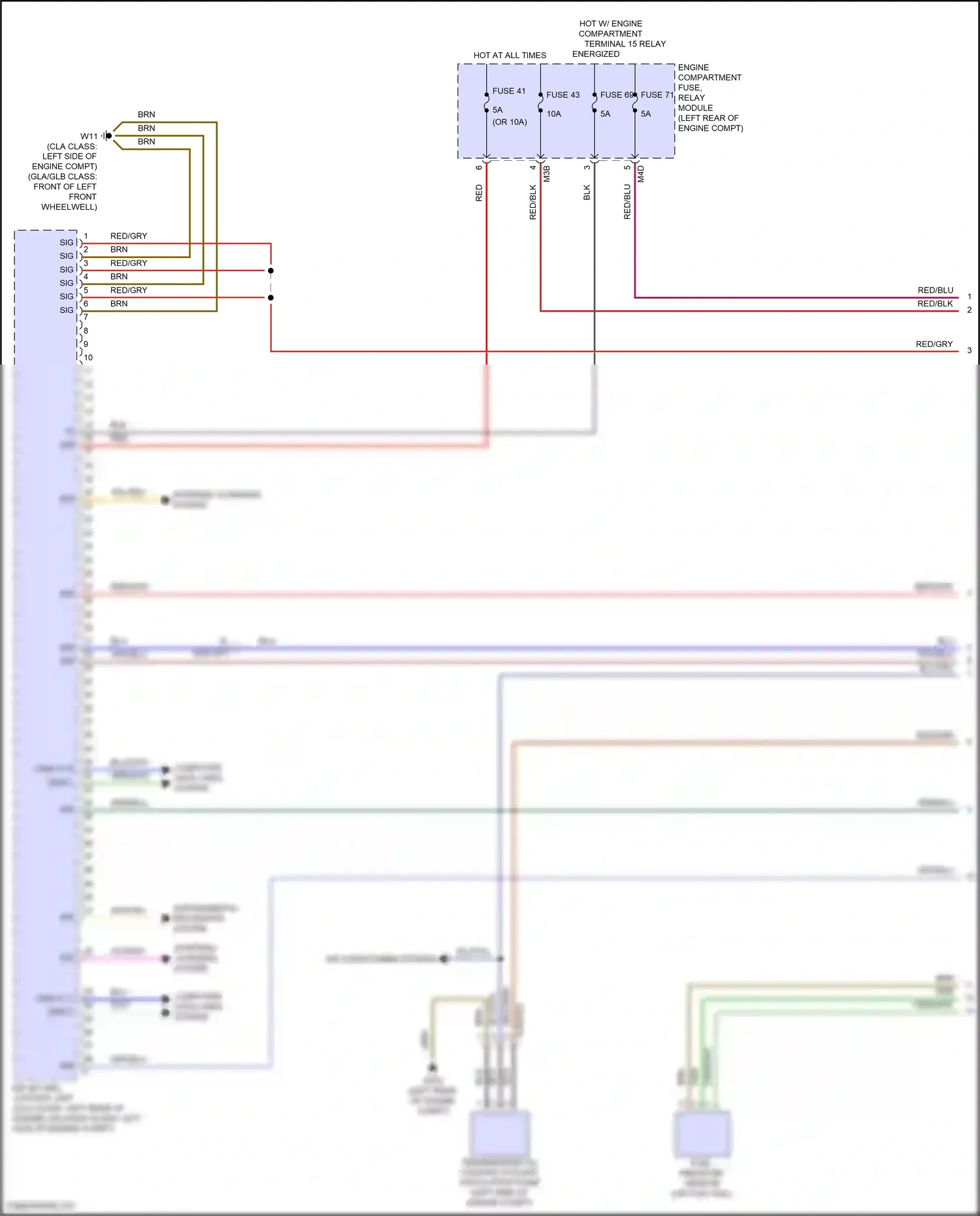 Wiring diagram computer data lines system for Mercedes-Benz GLB-class X247 facelift (2023-2024) (63 of 64)