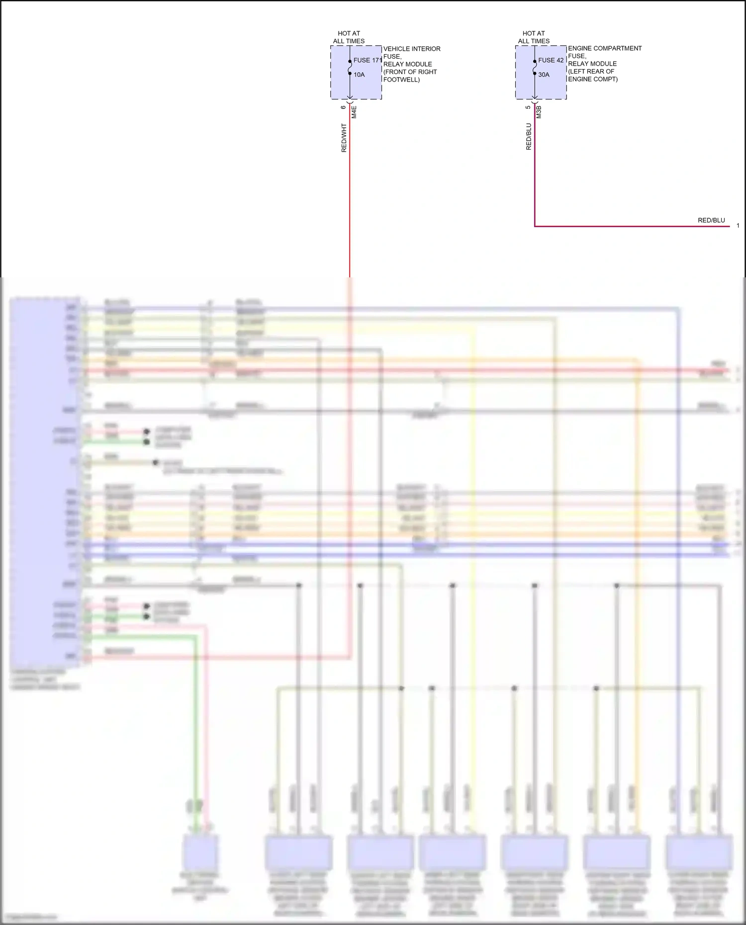 Wiring diagram computer data lines system for Mercedes-Benz GLB-class X247 facelift (2023-2024) (38 of 64)