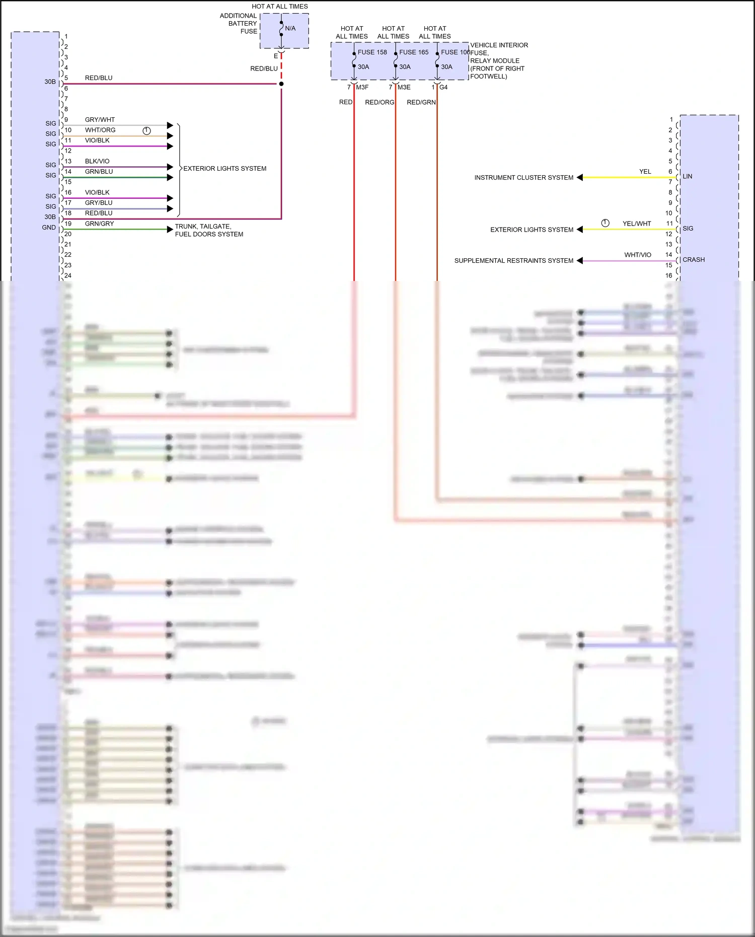 Wiring diagram computer data lines system for Mercedes-Benz GLB-class X247 facelift (2023-2024) (24 of 64)