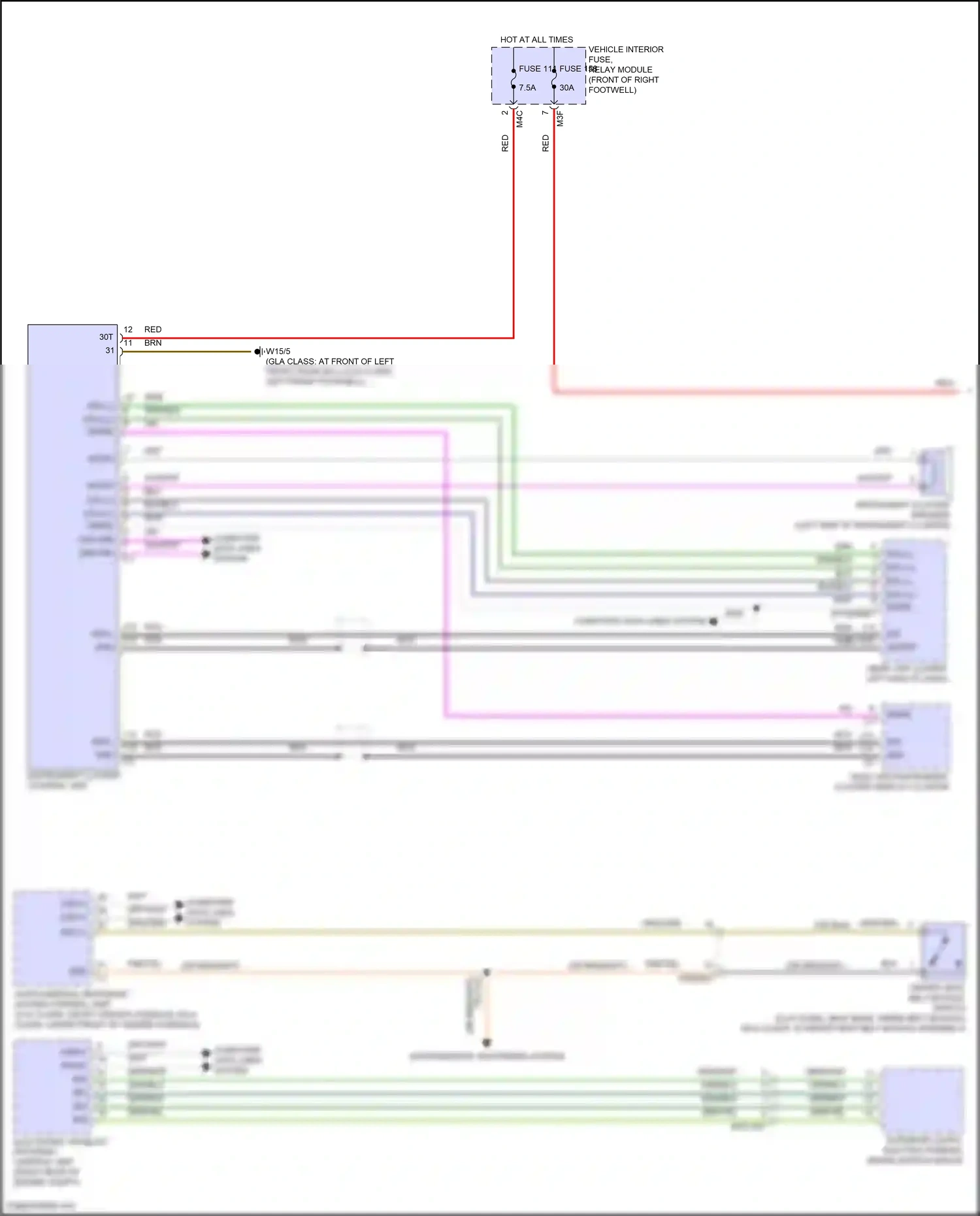 Wiring diagram computer data lines system for Mercedes-Benz GLB-class X247 facelift (2023-2024) (55 of 64)