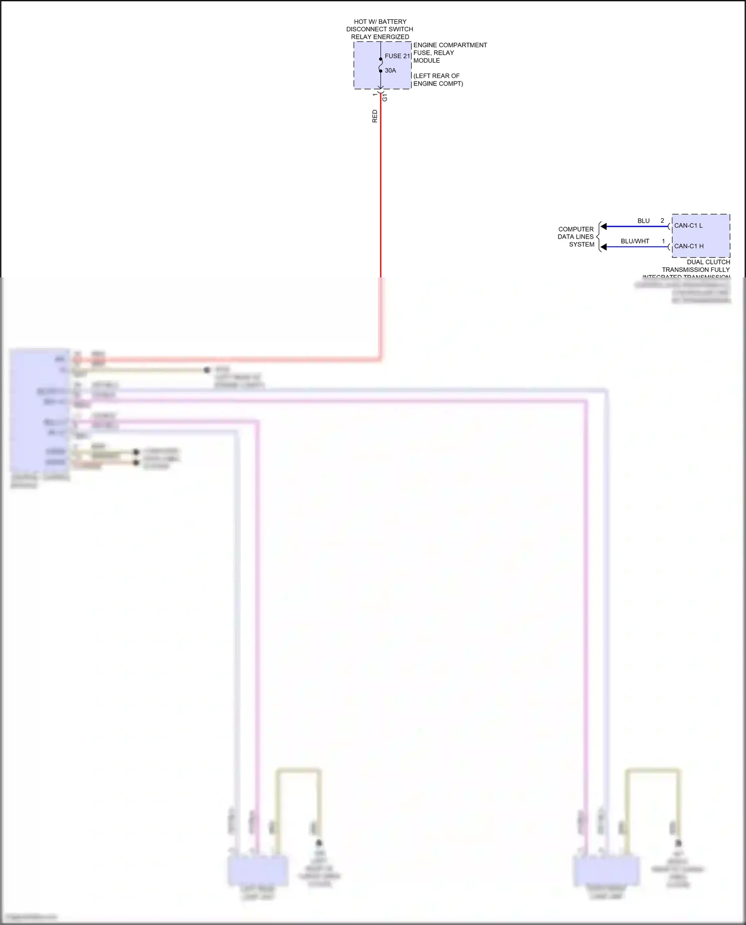 Wiring diagram computer data lines system for Mercedes-Benz GLB-class X247 facelift (2023-2024) (4 of 64)