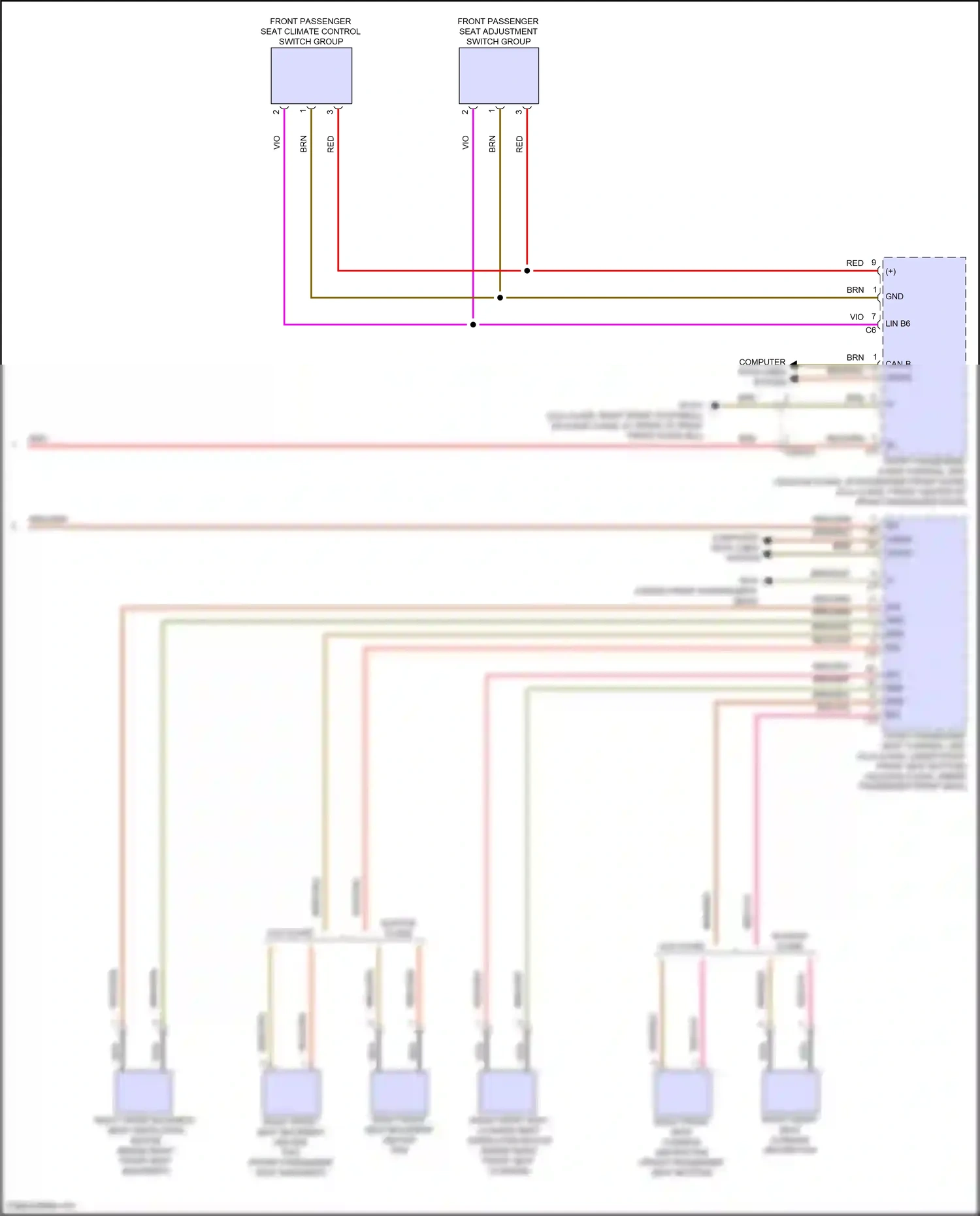 Wiring diagram computer data lines system for Mercedes-Benz GLB-class X247 facelift (2023-2024) (54 of 64)