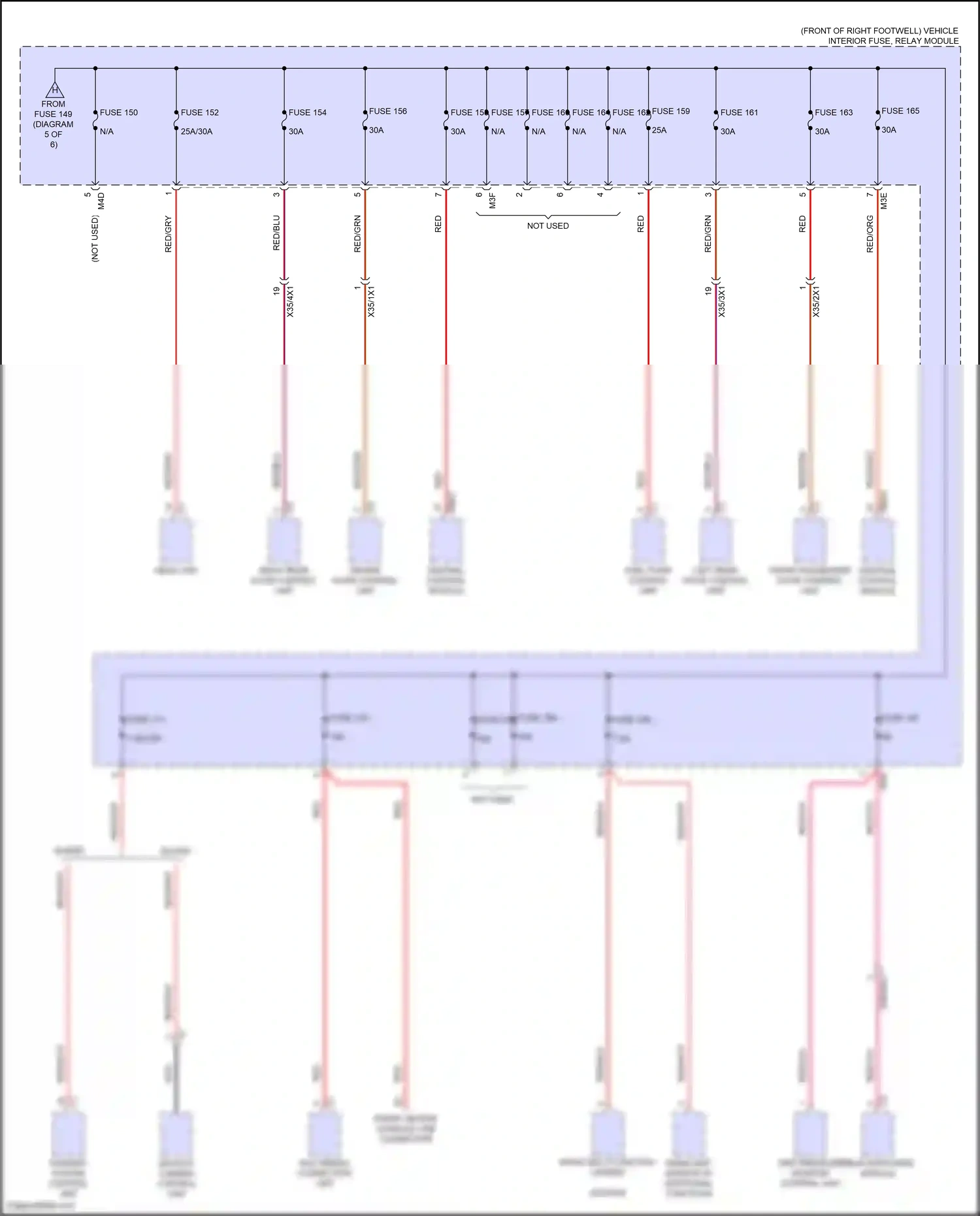 Wiring diagram rain/light sensor w/ additional functions for Mercedes-Benz GLB-class X247 facelift (2023-2024) (4 of 6)