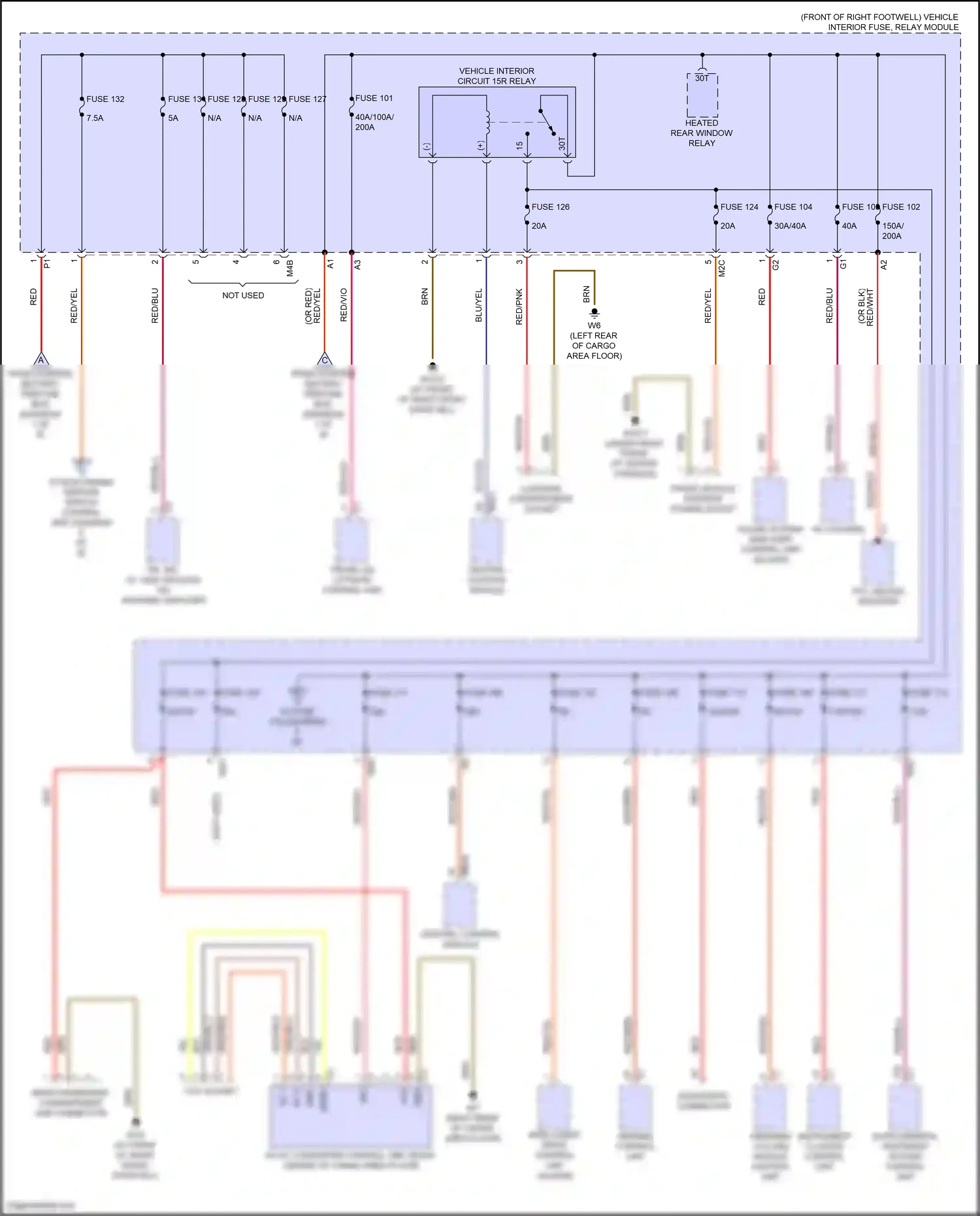Wiring diagram steering column module control unit for Mercedes-Benz GLB-class X247 facelift (2023-2024) (8 of 16)