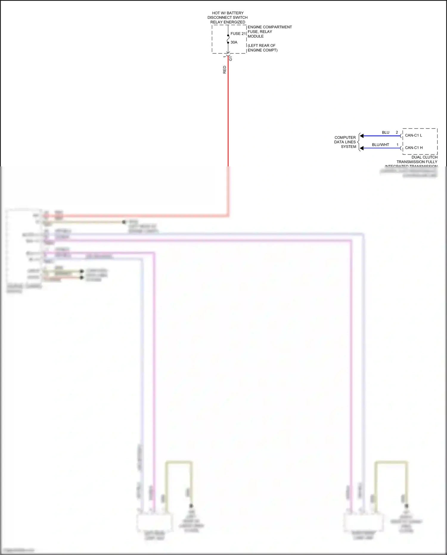Wiring diagram central control module for Mercedes-Benz GLB-class X247 (2019-2023) (14 of 41)