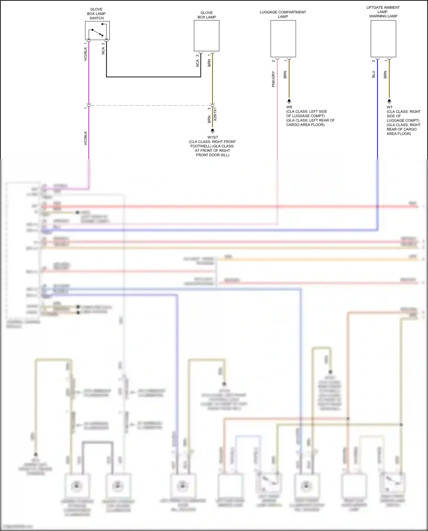 Wiring diagram central control module for Mercedes-Benz GLB-class X247 (2019-2023) (32 of 41)