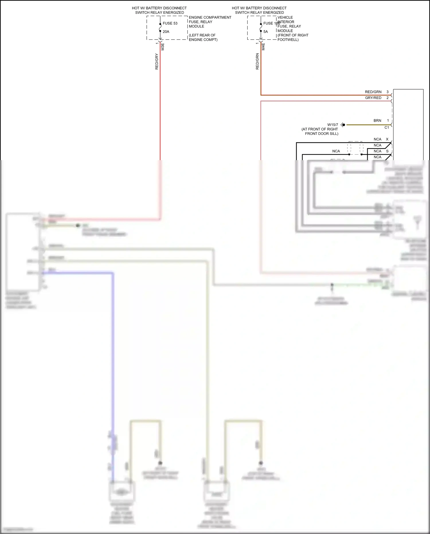 Wiring diagram central control module for Mercedes-Benz GLB-class X247 (2019-2023) (9 of 41)