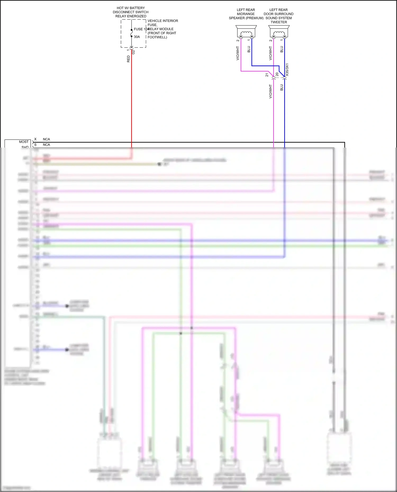 Wiring diagram computer data lines system for Mercedes-Benz GLB-class X247 (2019-2023) (10 of 82)