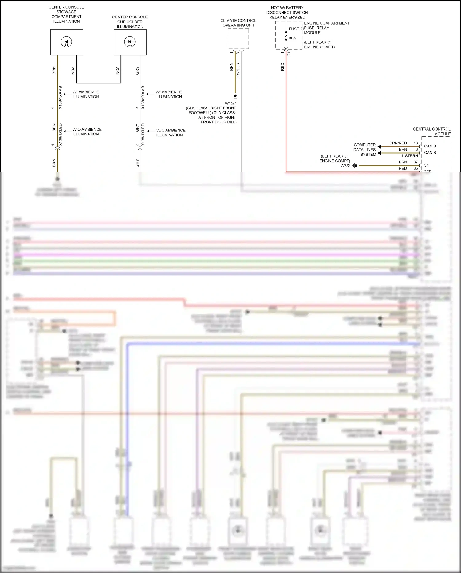 Wiring diagram computer data lines system for Mercedes-Benz GLB-class X247 (2019-2023) (81 of 82)