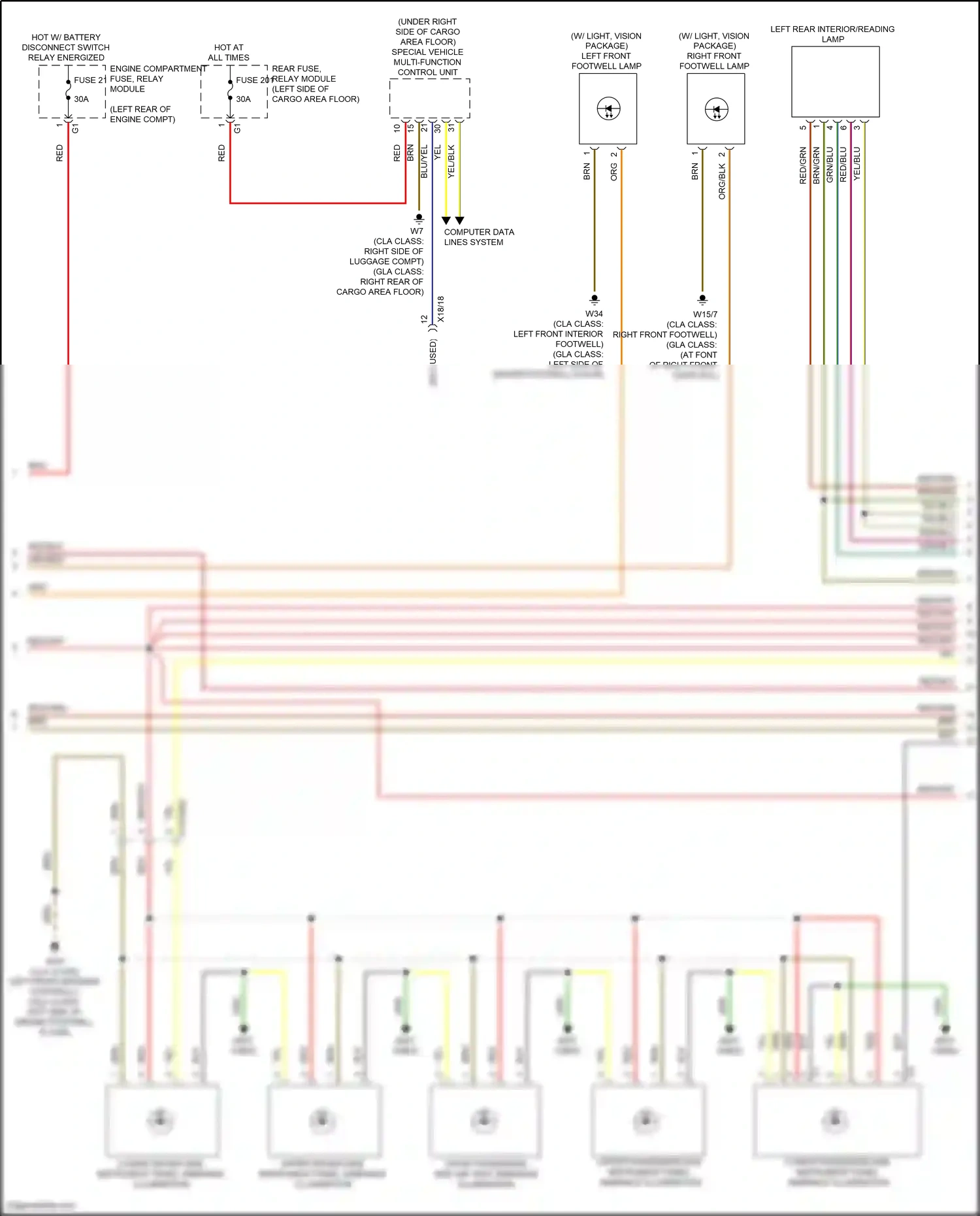 Wiring diagram computer data lines system for Mercedes-Benz GLB-class X247 (2019-2023) (66 of 82)