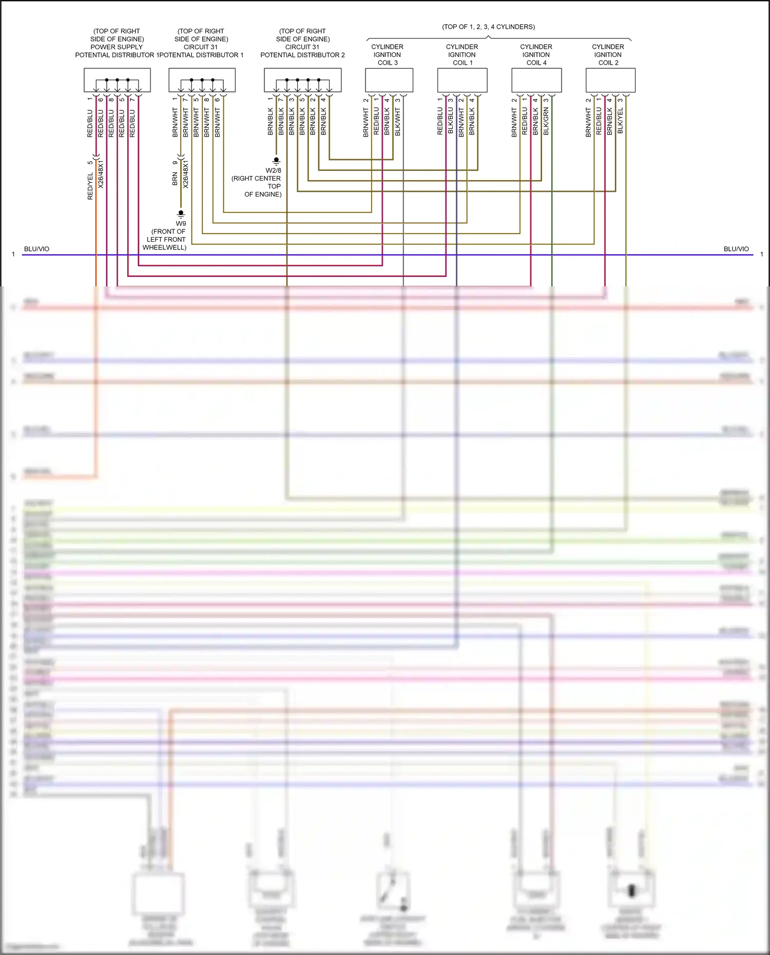 Wiring diagram quantity control valve for Mercedes-Benz GLB-class X247 (2019-2023) (1 of 1)