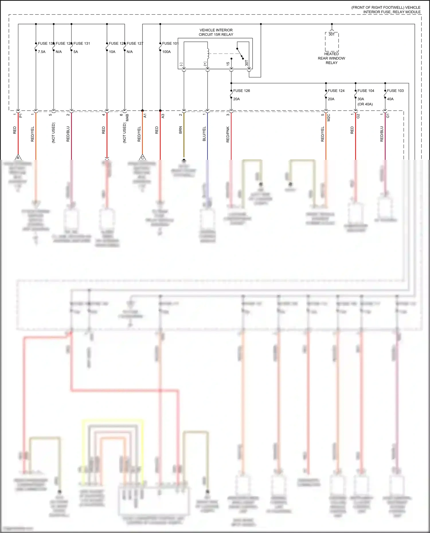 Wiring diagram steering column module control unit for Mercedes-Benz GLB-class X247 (2019-2023) (16 of 19)